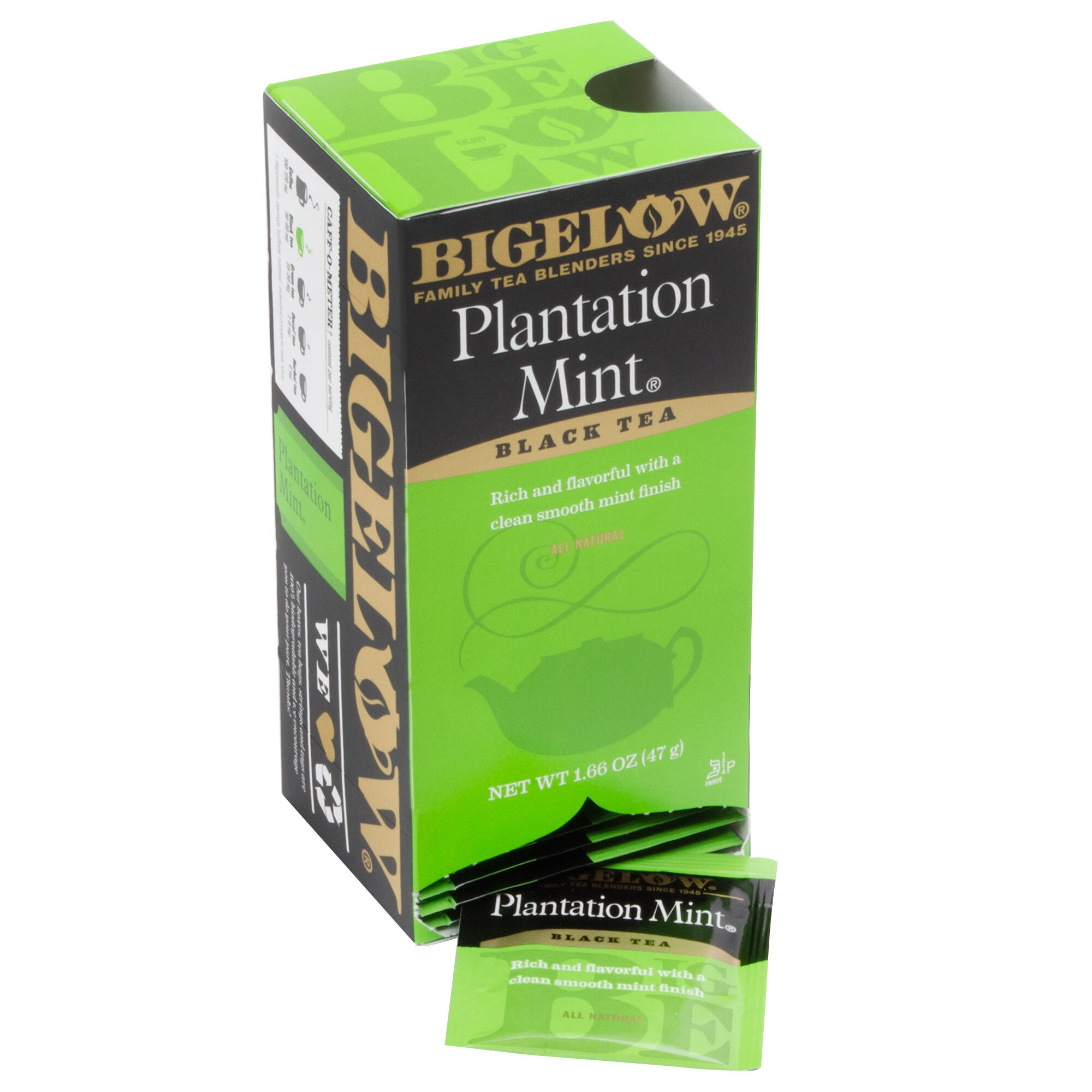 Bigelow Plantation Mint Tea Bags 28/Box