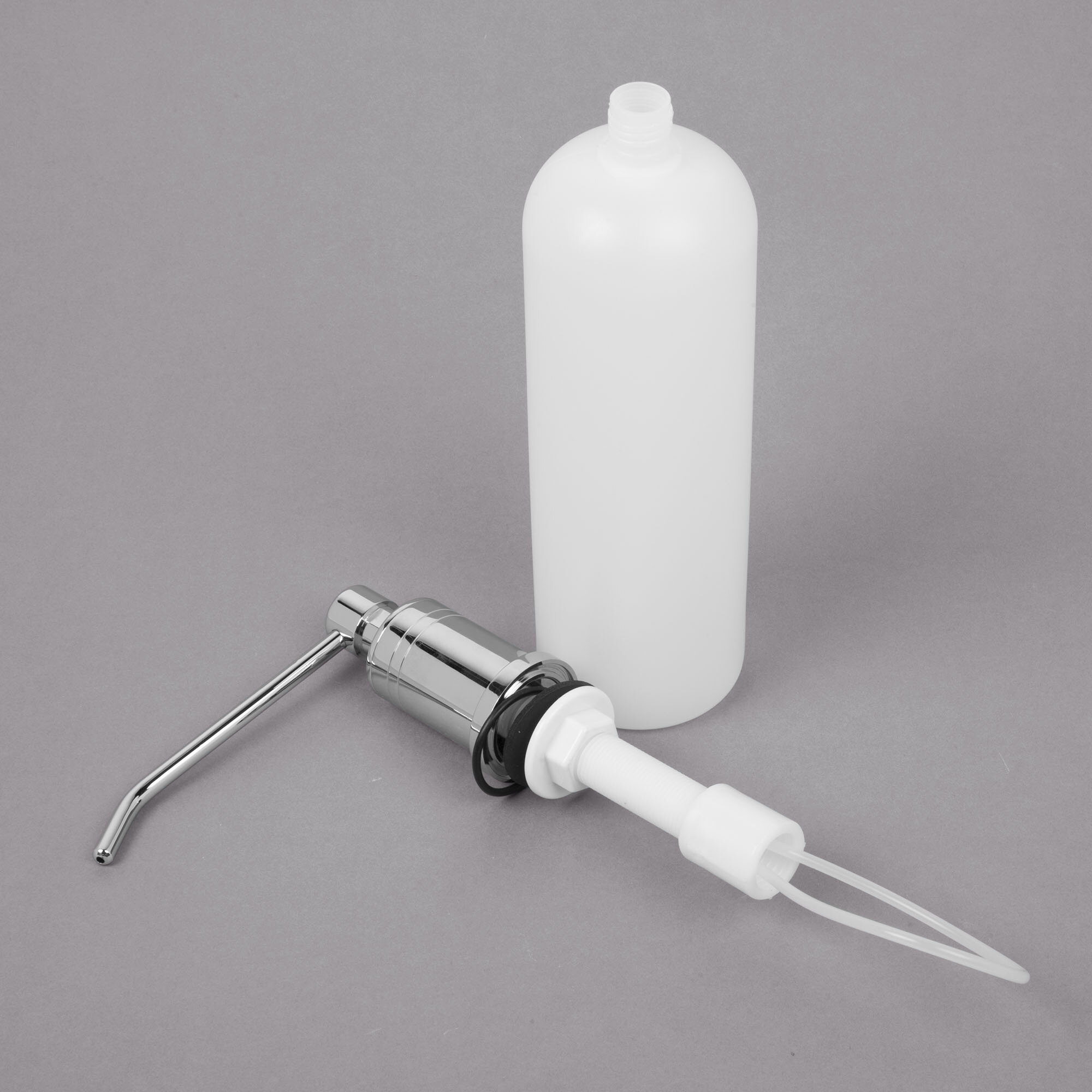 Lavex Janitorial 34 oz. Counter Mount Foaming Soap Dispenser with 6" Spout