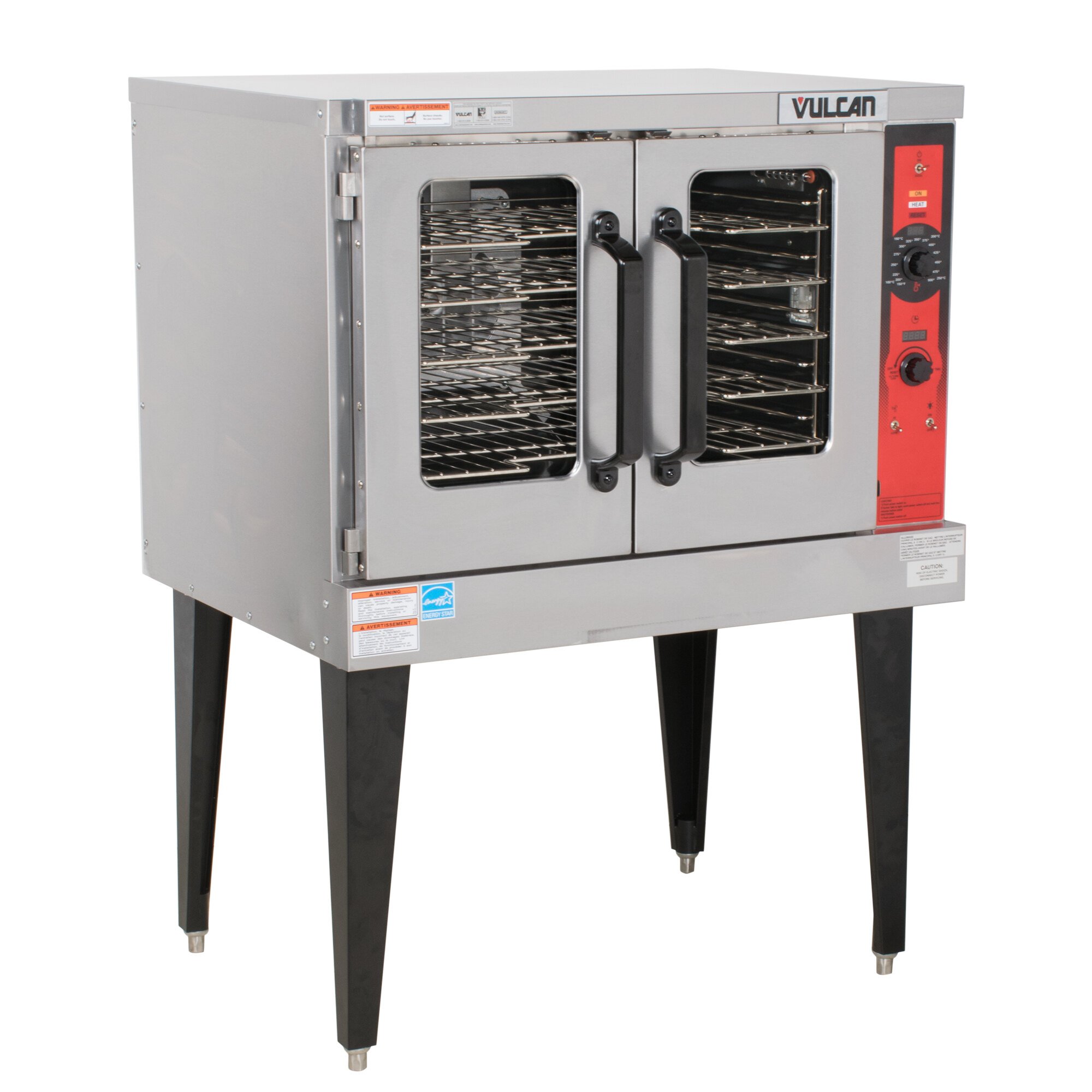 Vulcan VC5GDN Natural Gas Single Deck Full Size Convection Oven With