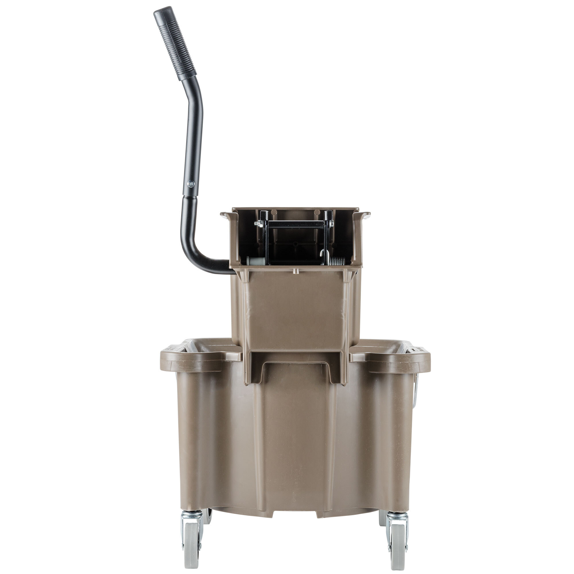 Continental 226312BZ 26 Qt. Bronze Splash Guard Mop Bucket with Side