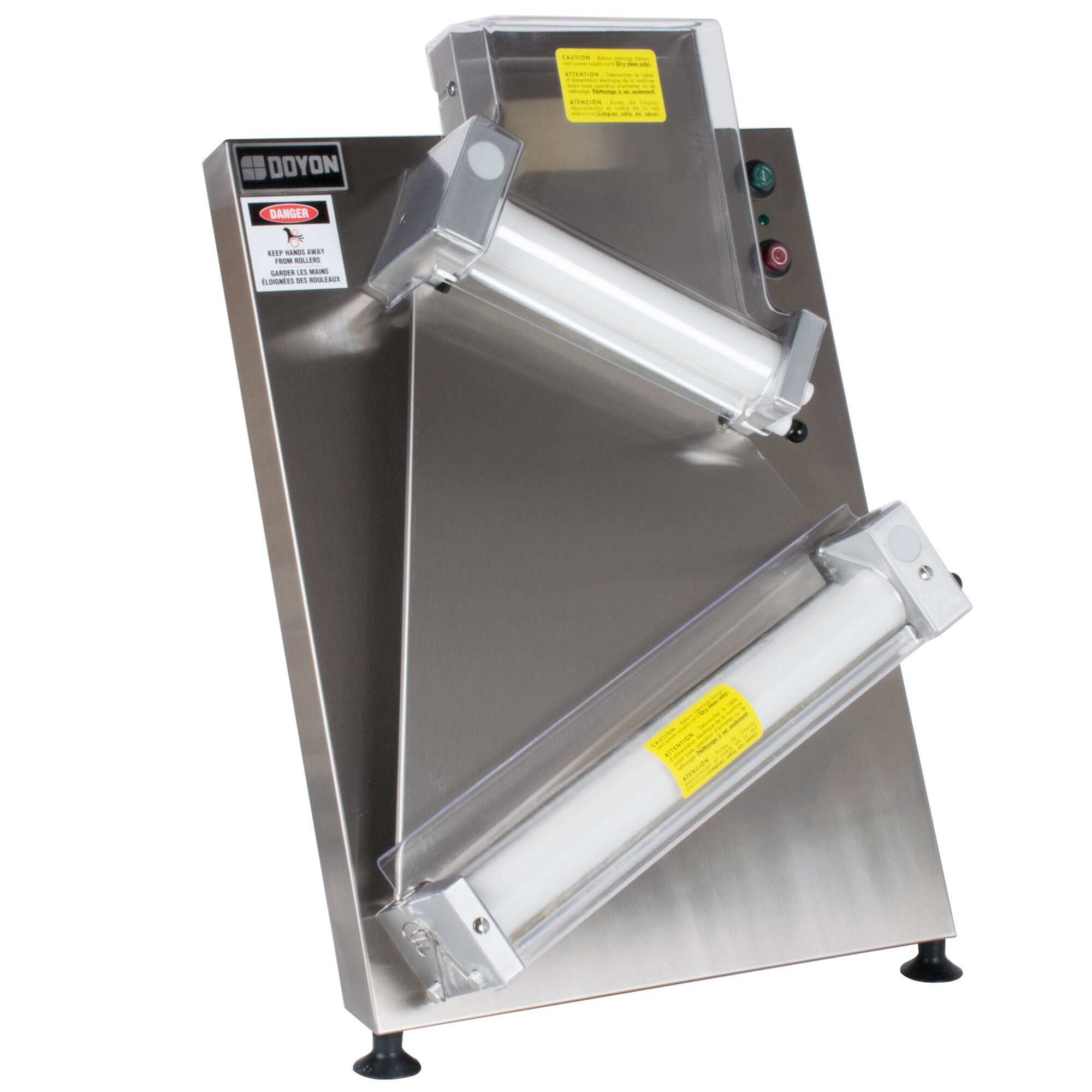 Doyon DL18DP Countertop 18" Dough Roller Sheeter Two Stage, Diagonal