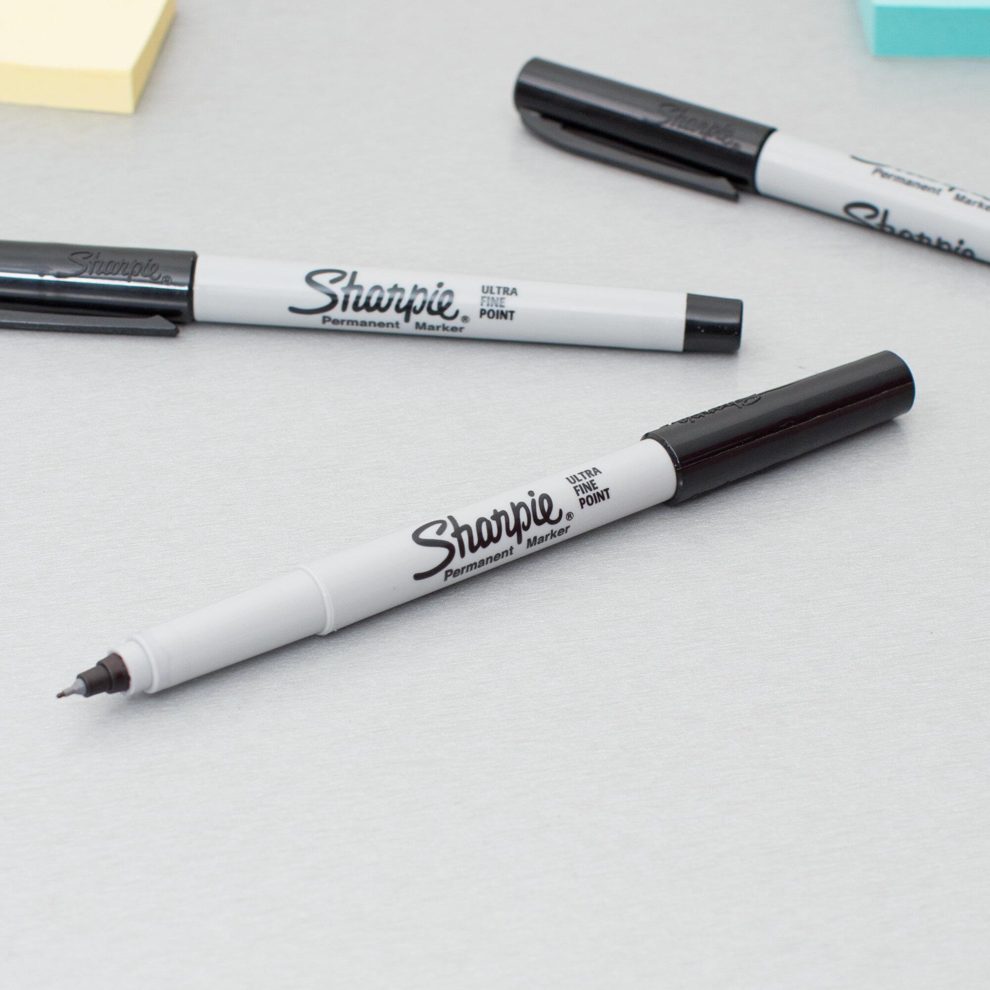 thumbnail image 2 of Sharpie Brush Tip Permanent Markers - 12-Pack 2 of 5