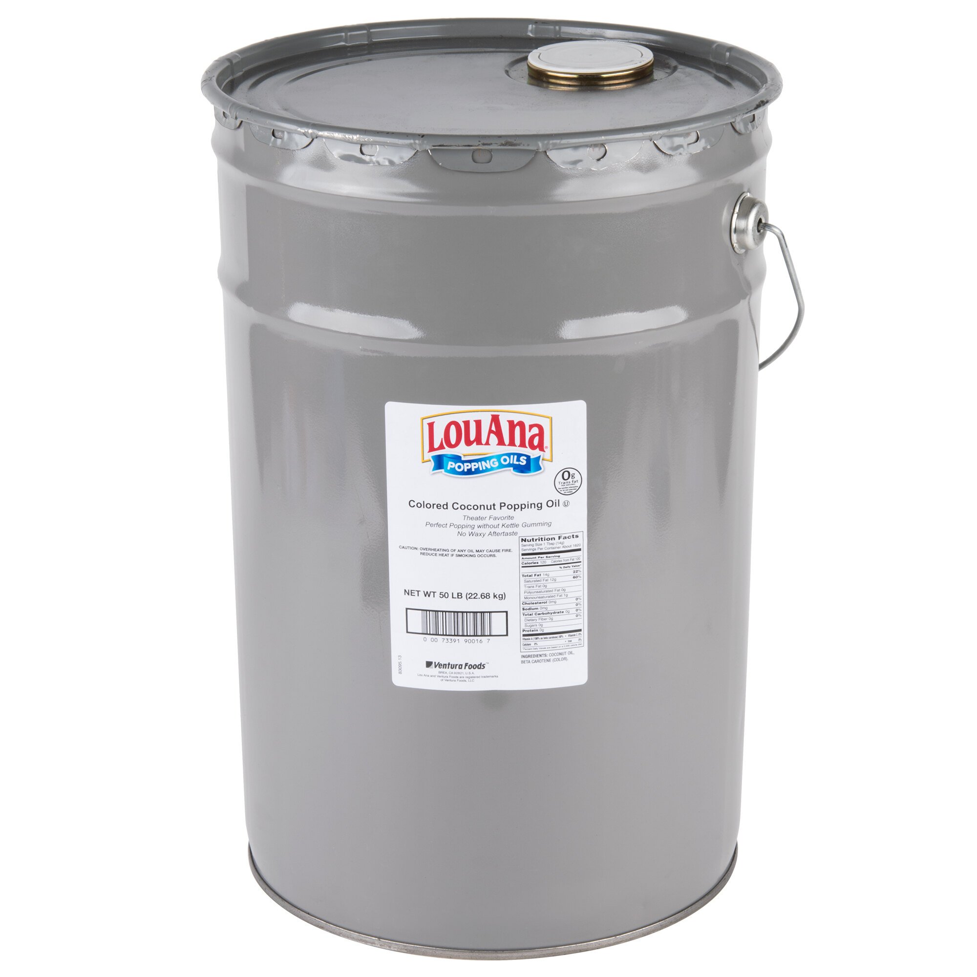 LouAna Yellow Coconut Oil 50 lb. Pail