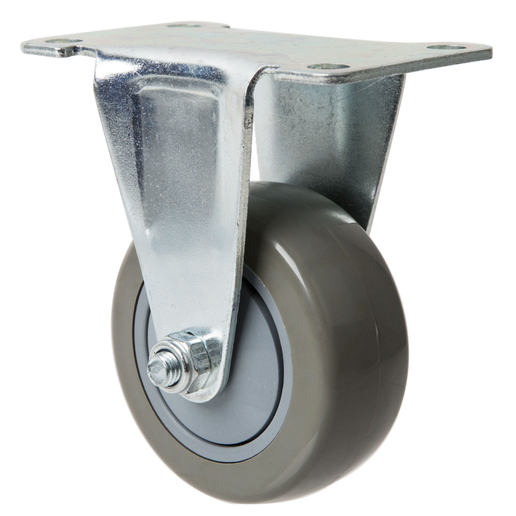 fixed plate caster - rigid caster wheel