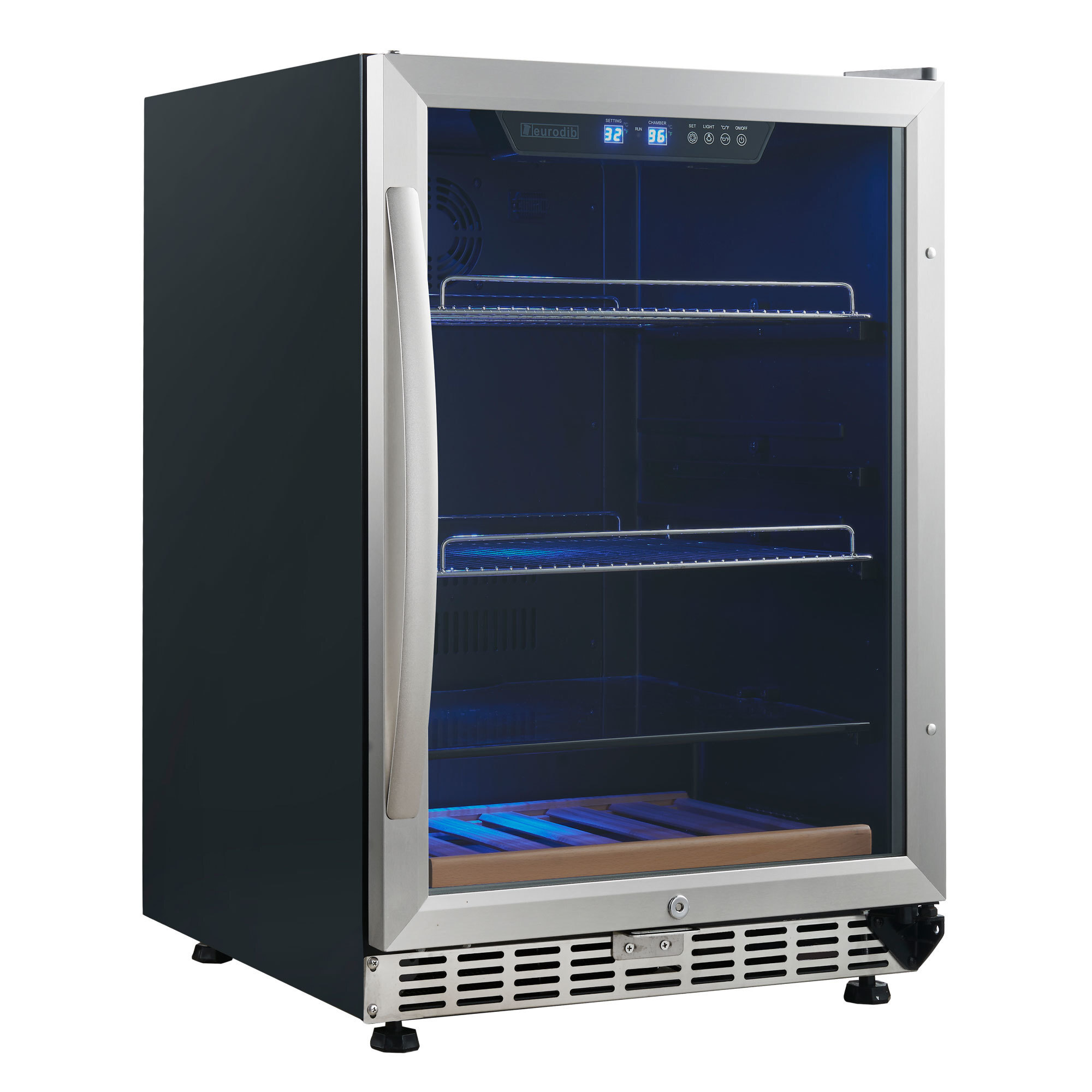 Eurodib USF54BC Single Section Single Temperature Full Glass Door