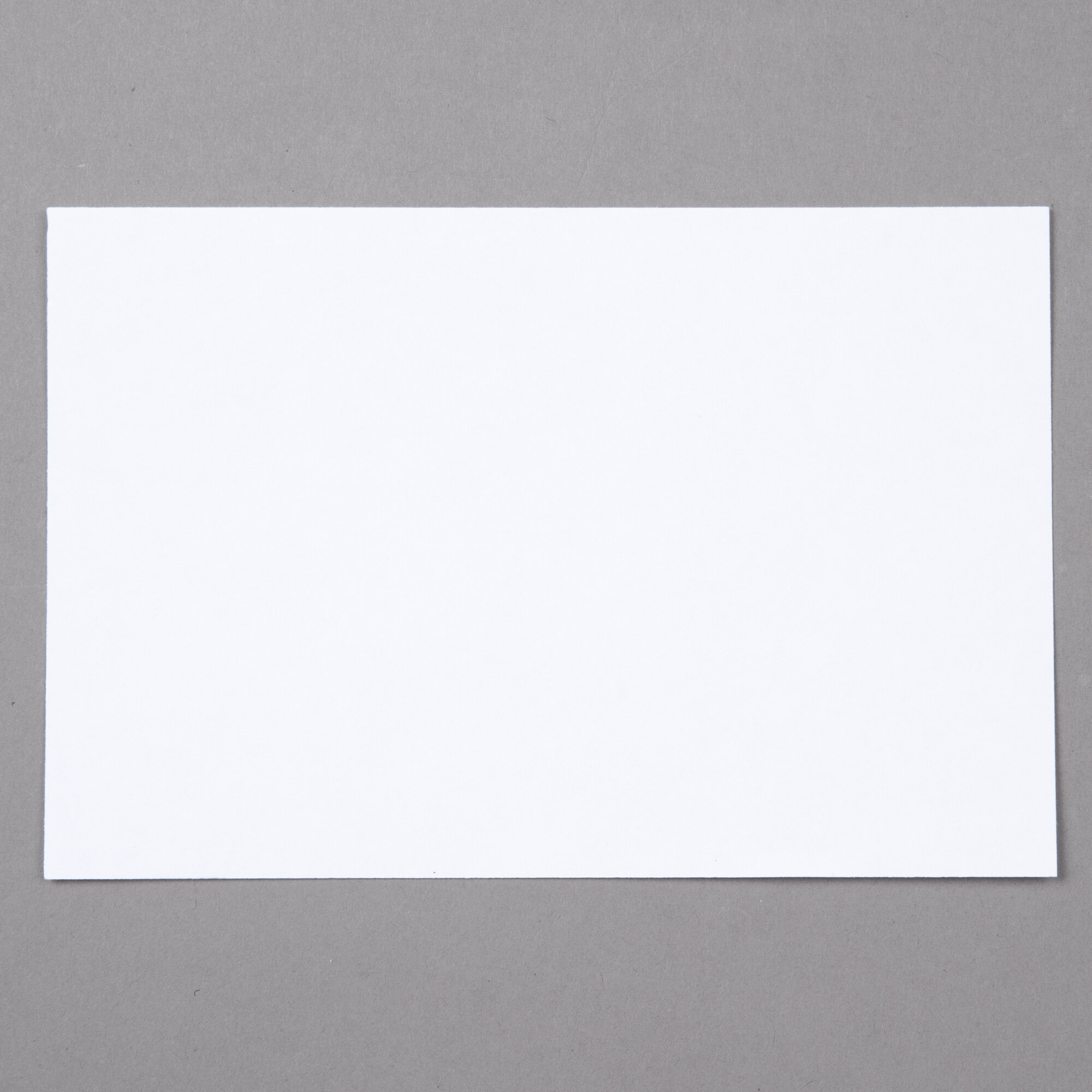 Oxford OXF 40EE 4" x 6" White Unruled Index Card 100/Pack