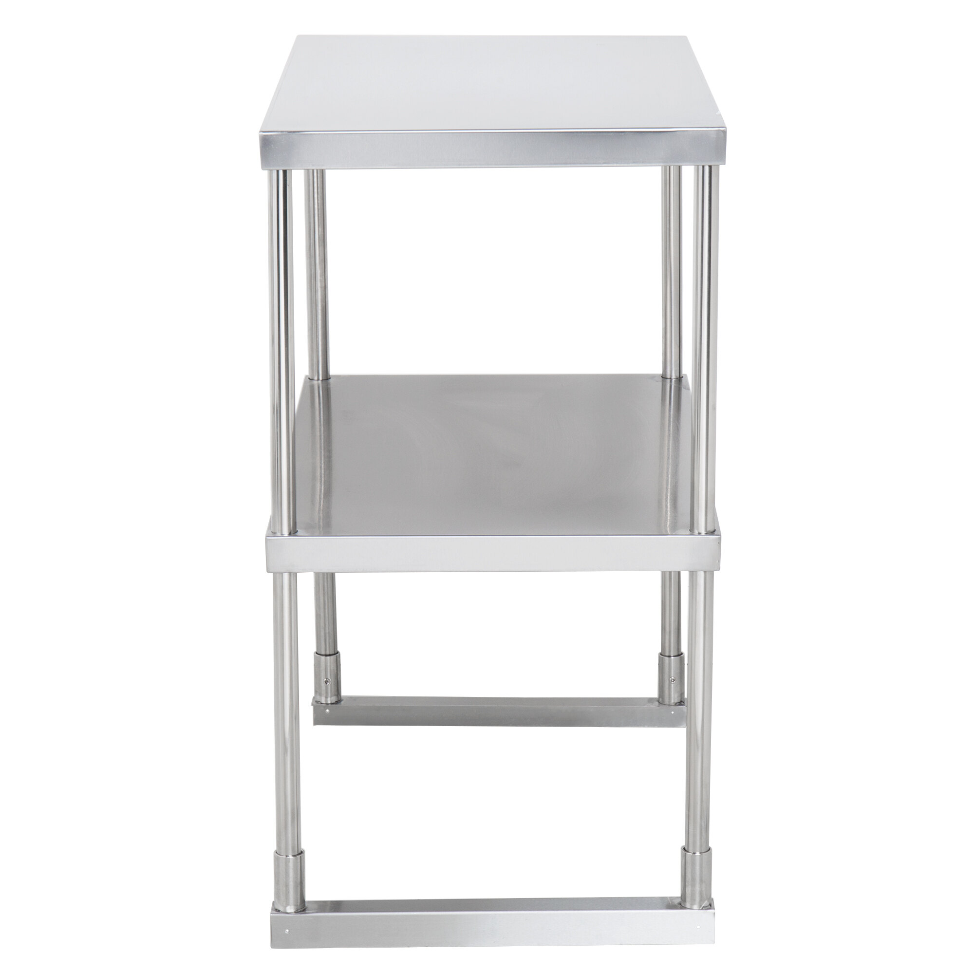 18 In. X 48 In. Stainless Steel Double OveShelf Fo Kitchen Utility Table 2 Tier Overshelf Amg Dos 1848%2f323961766