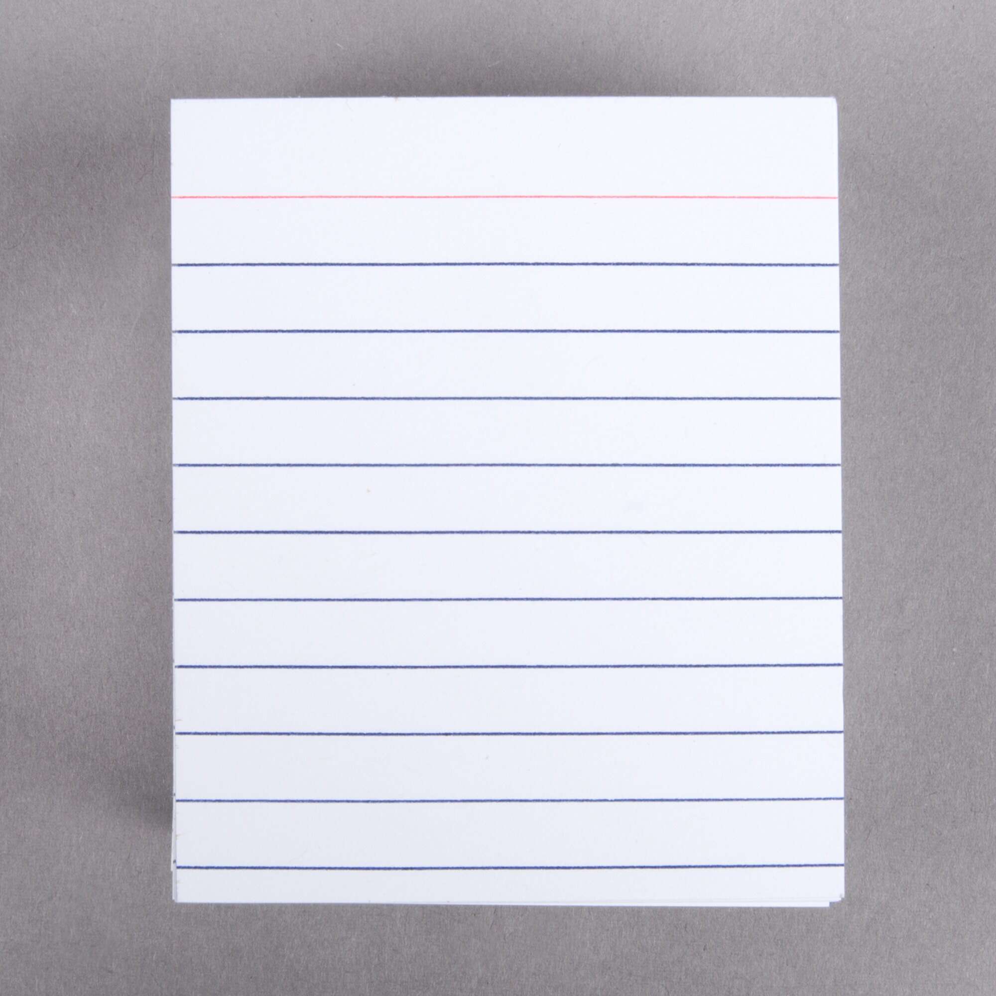 Oxford OXF 10009EE 3" x 2 1/2" White Ruled Mini Index Card 200/Pack