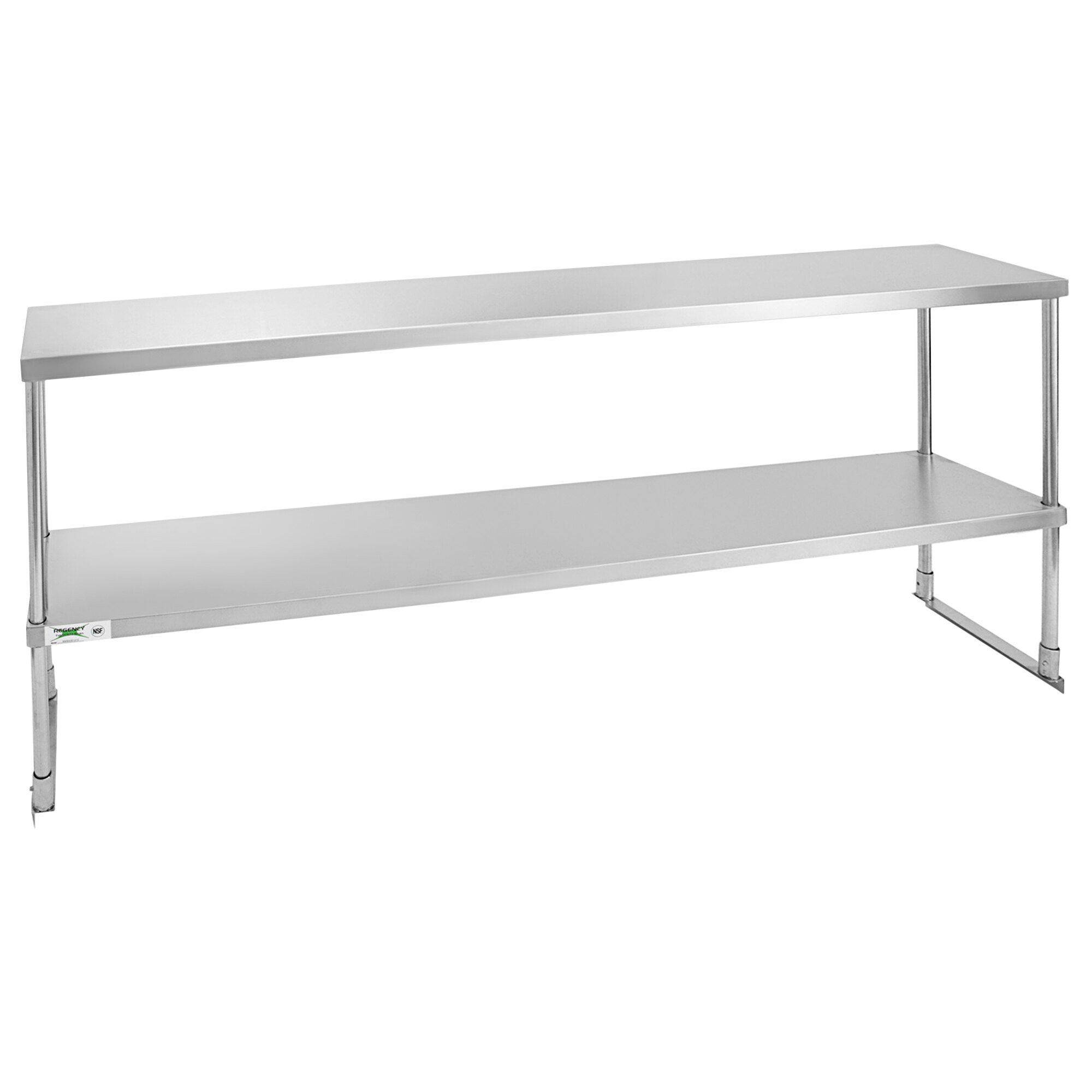 Regency Stainless Steel Double Deck Overshelf - 18