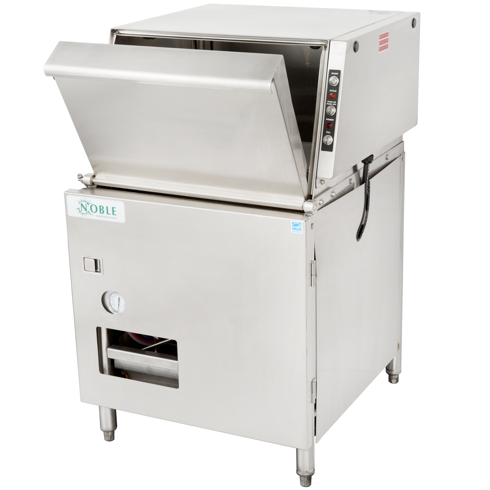 Noble Warewashing DG Low Temperature Single Rack Glass Washer / Dishwasher