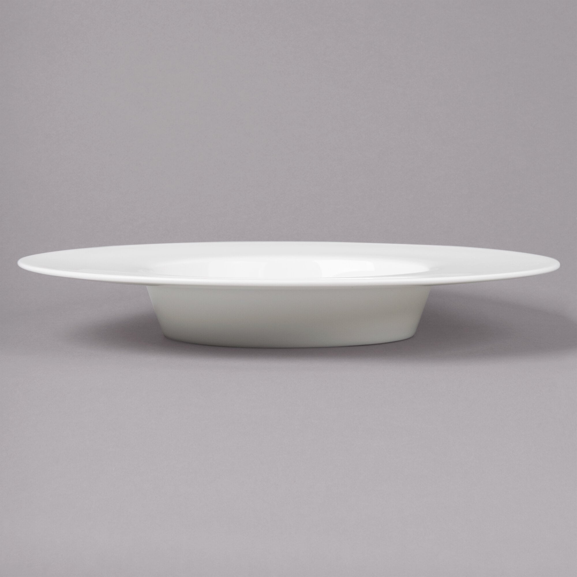Bon Chef 5000012B Wide Rim 11" White Bone China Pasta Bowl 12/Pack