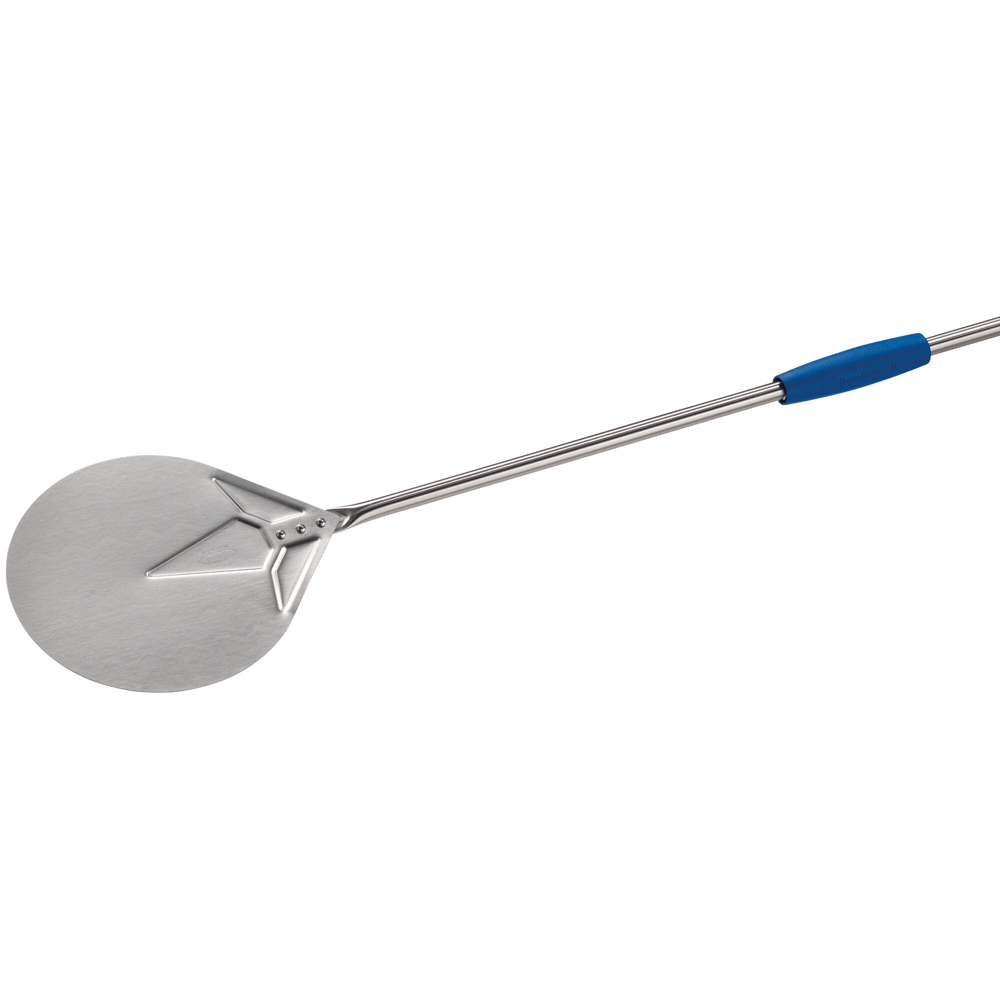 GI Metal I-20 Azzurra 8" Stainless Steel Round Turning Pizza Peel with