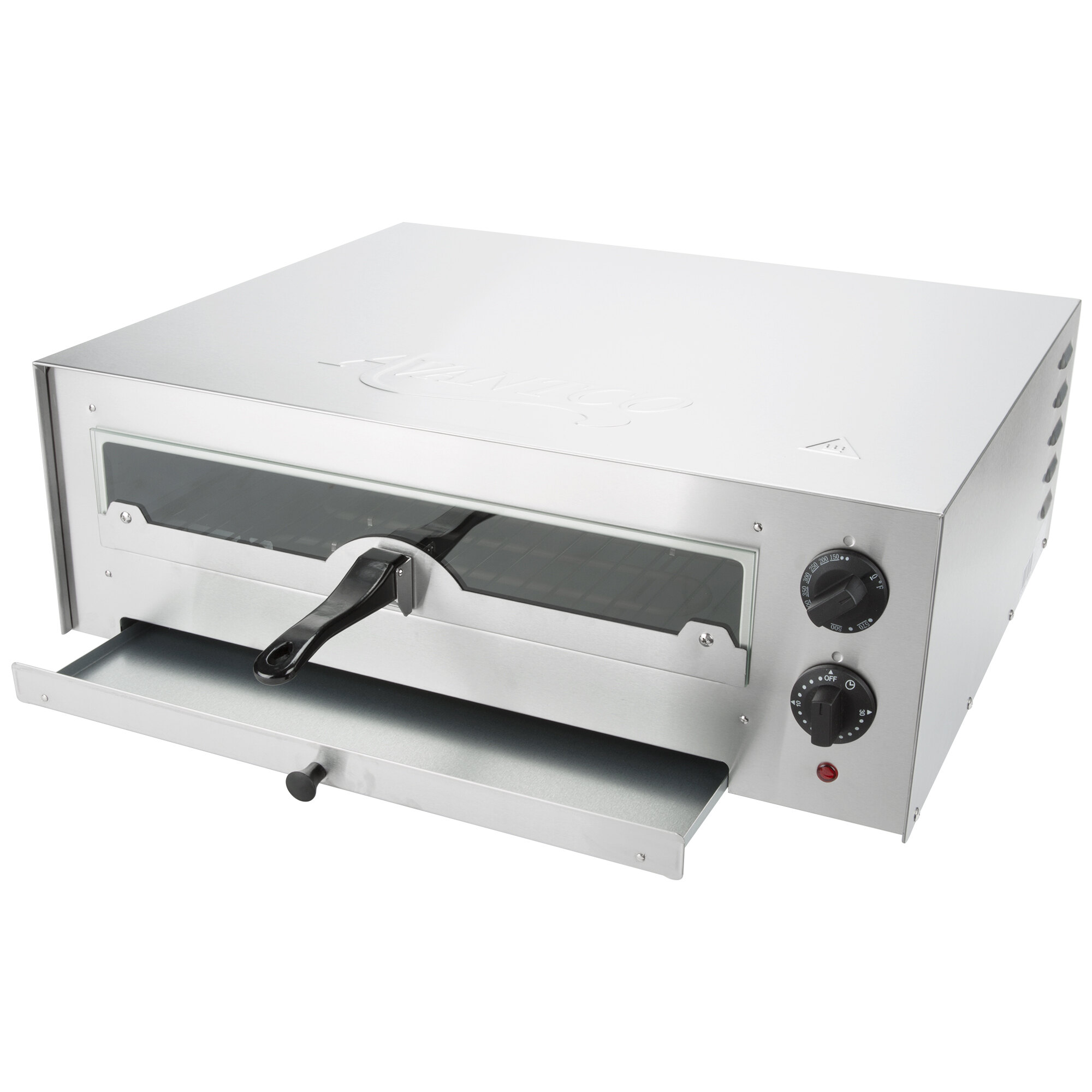 Avantco CPO16TSGL Stainless Steel Countertop Pizza / Snack Oven with