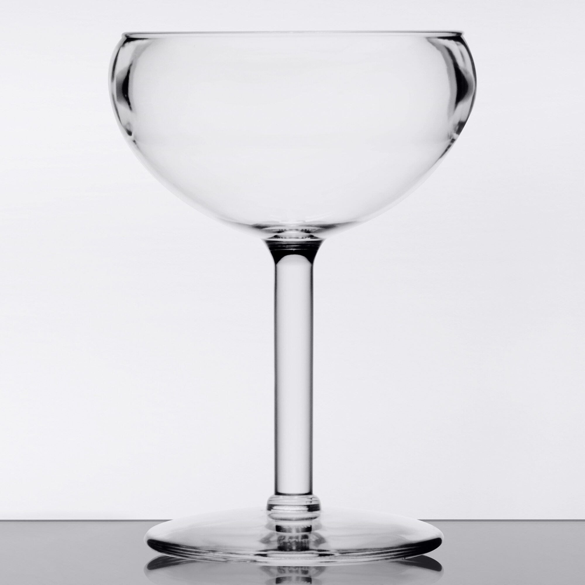 GET SW14031SANCL 12 oz. Customizable SAN Plastic Coupe Glass