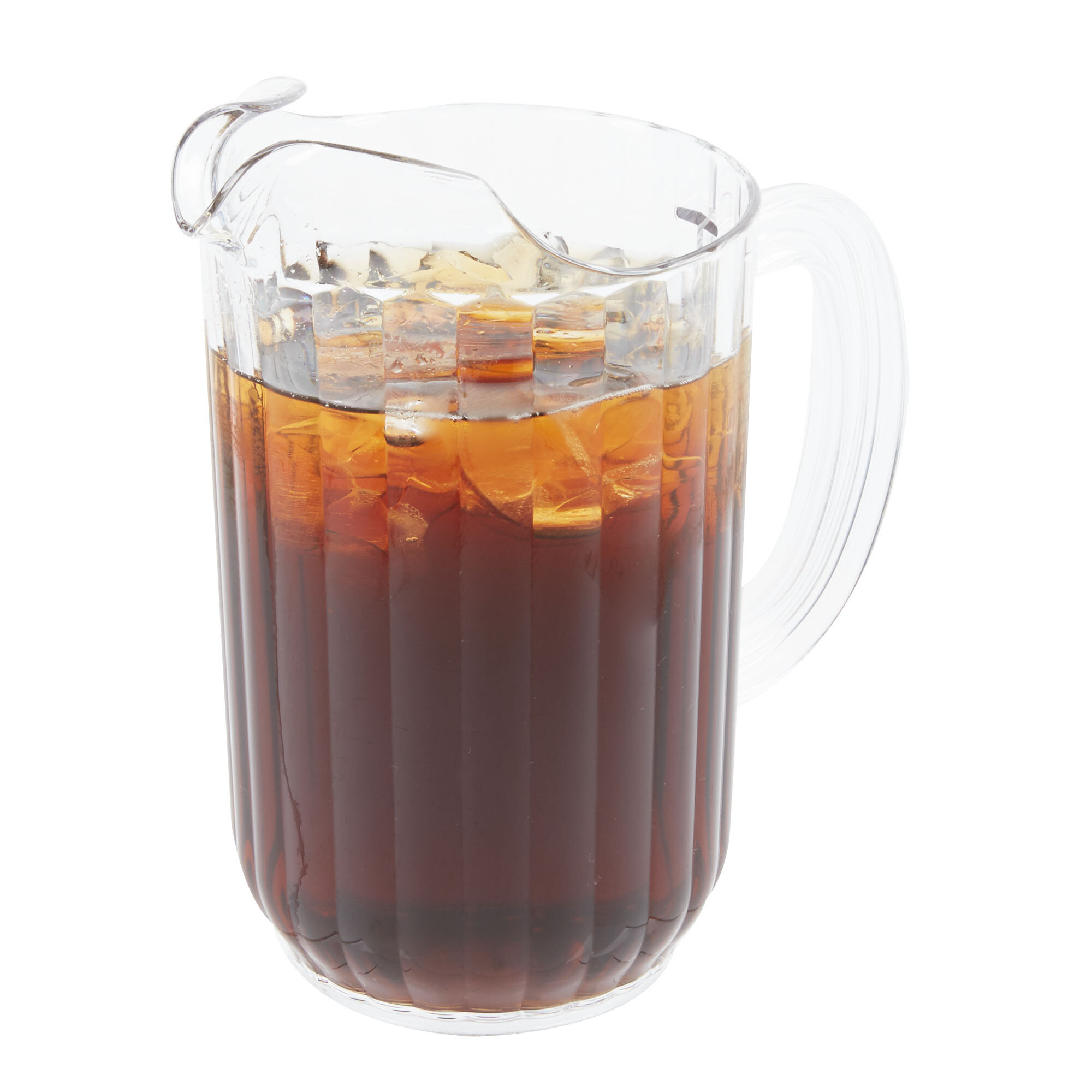 Choice 48 oz. Clear SAN Plastic Beverage Pitcher