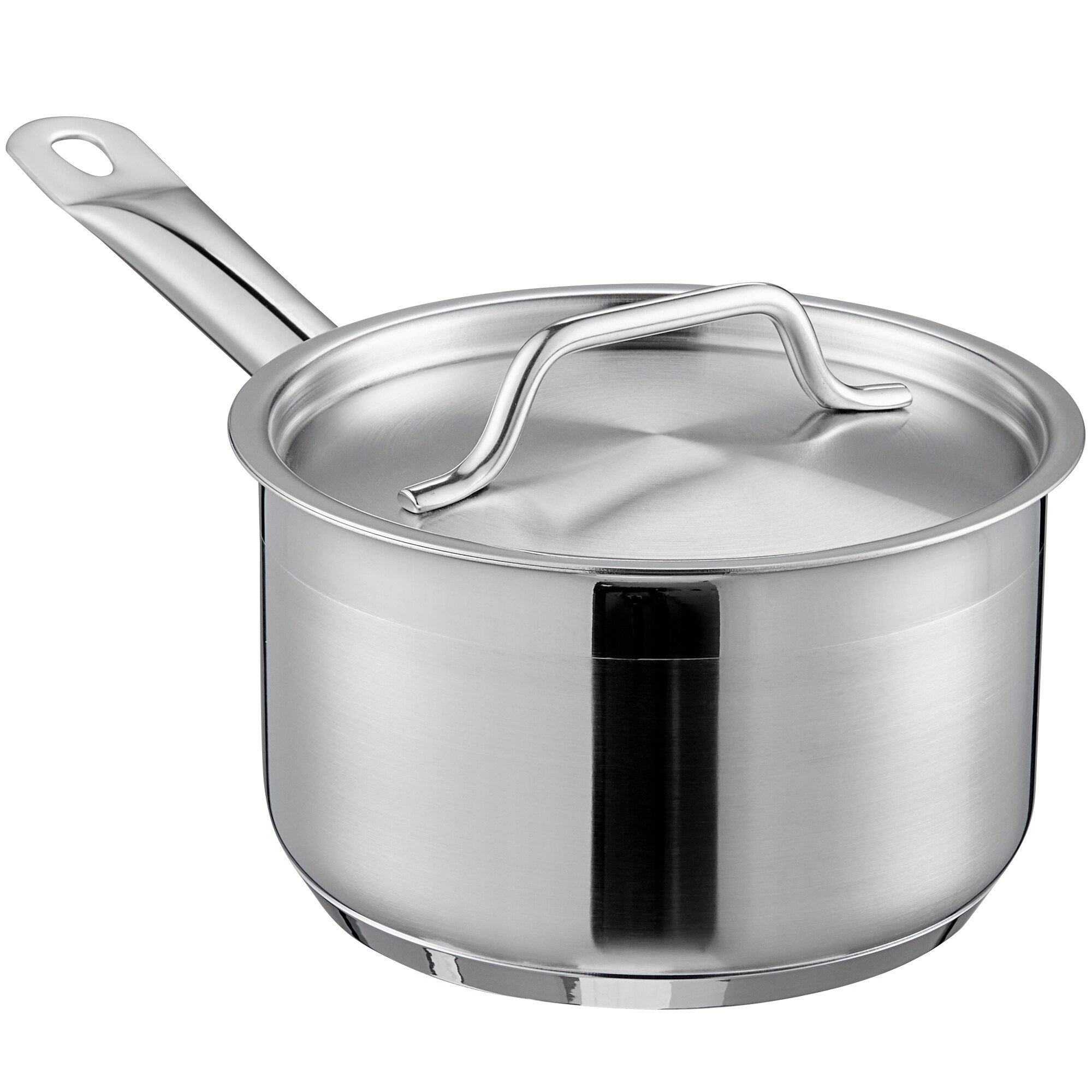 Vigor 2 Qt. Stainless Steel Aluminum-clad Straight Sided Sauce Pan