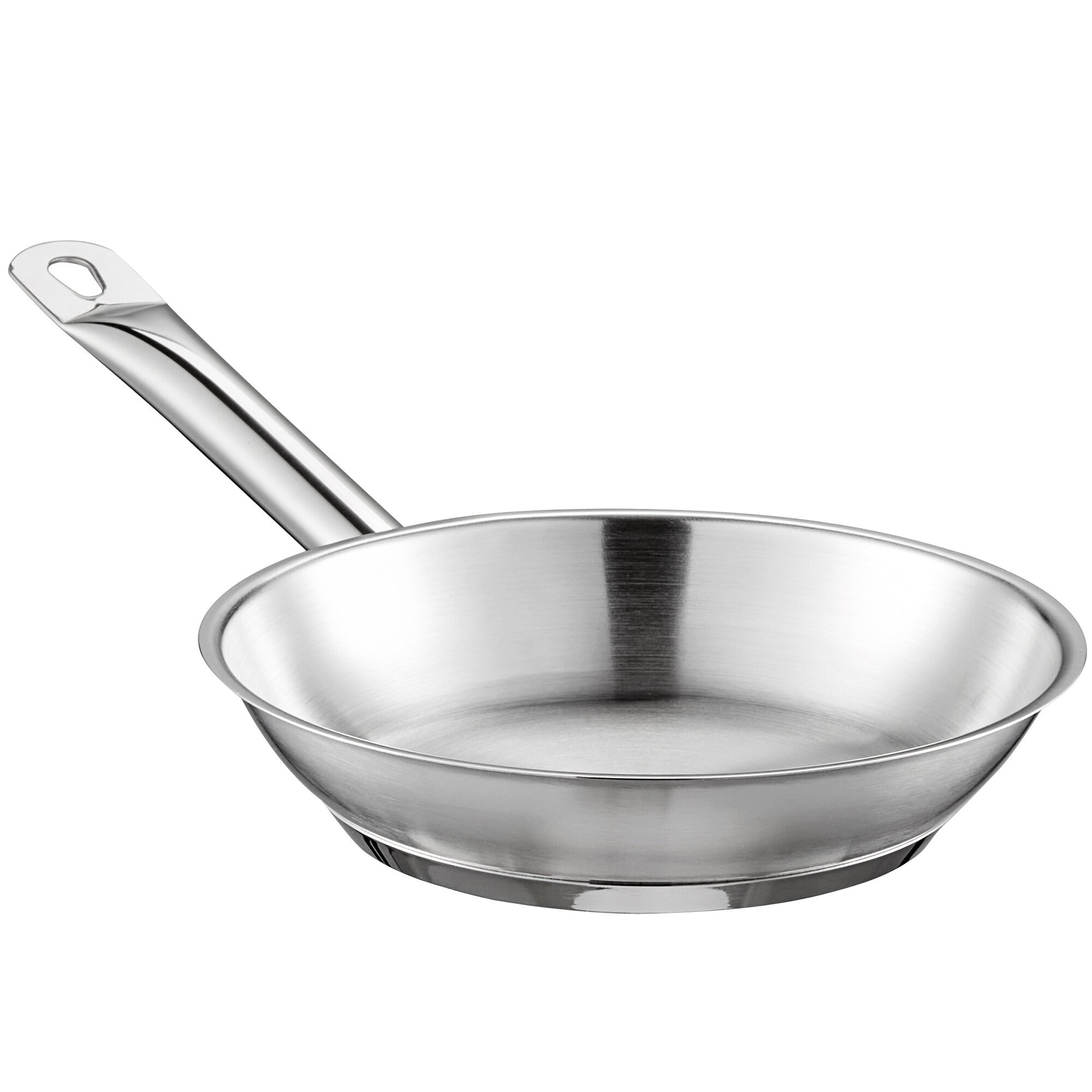 Vigor 8" Stainless Steel Fry Pan with AluminumClad Bottom