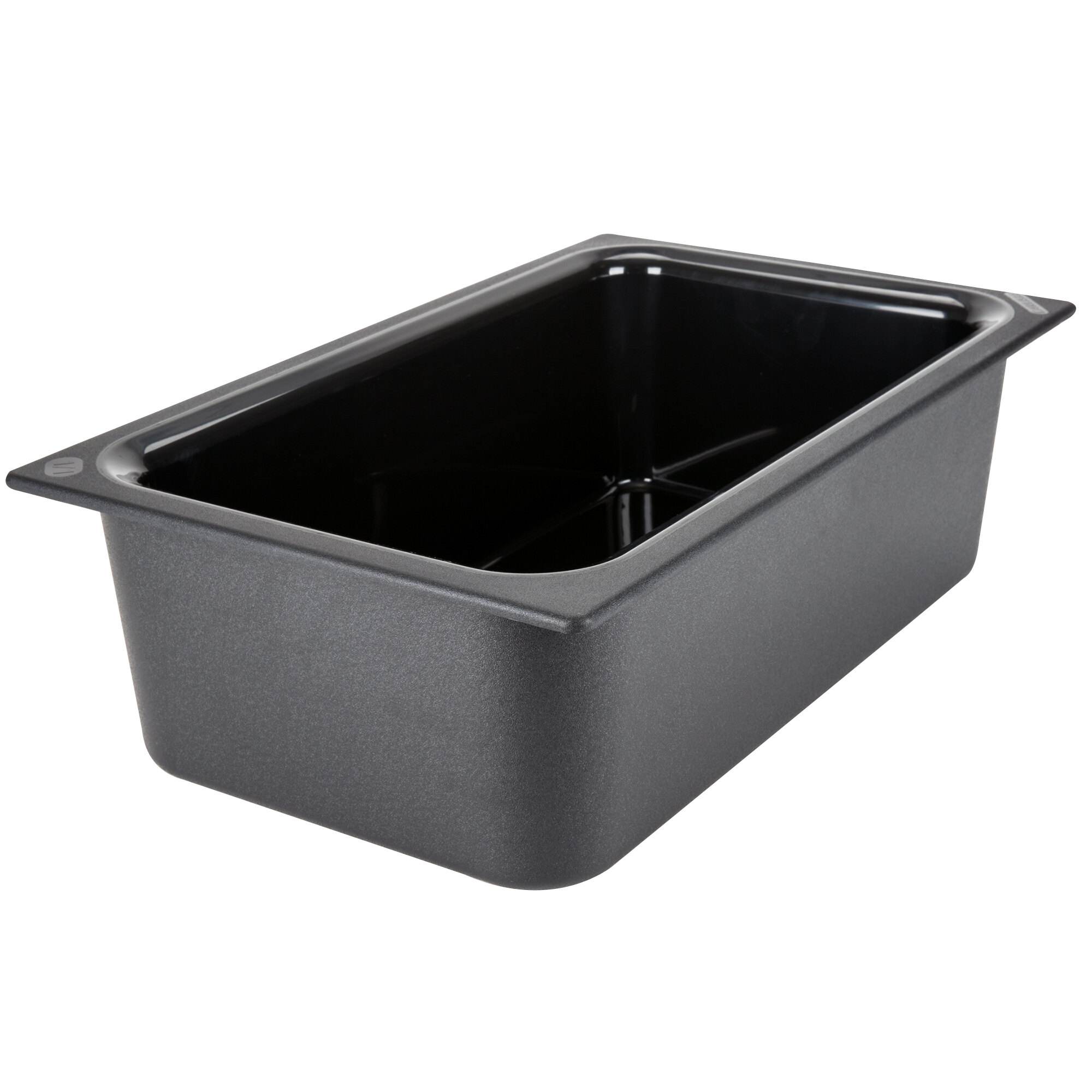 Carlisle CM110003 Coldmaster Full Size Black Cold ABS Plastic Food Pan