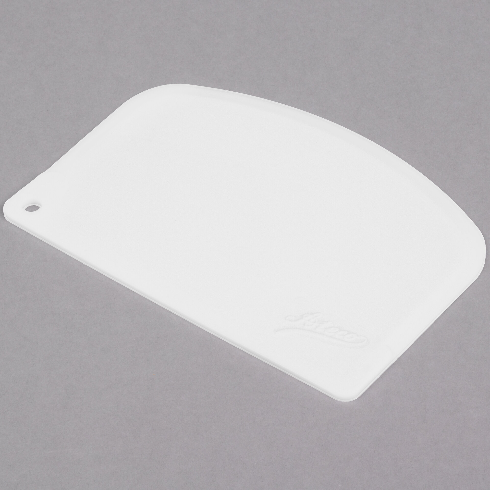 Ateco 1303 5 1/4" x 3 1/2" Straight Edge Plastic Bowl Scraper