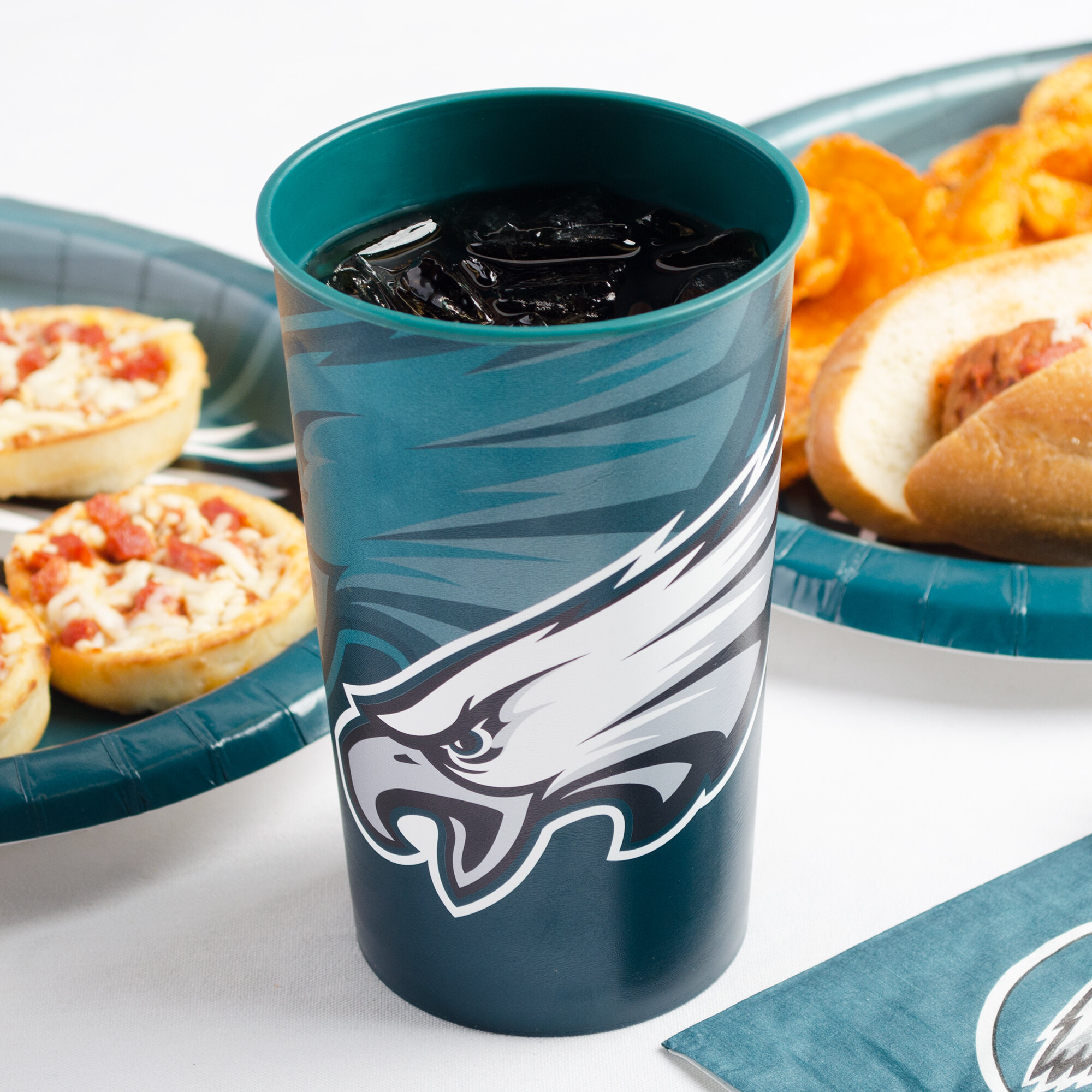 Creative Converting 119524 Philadelphia Eagles 22 oz. Plastic Souvenir