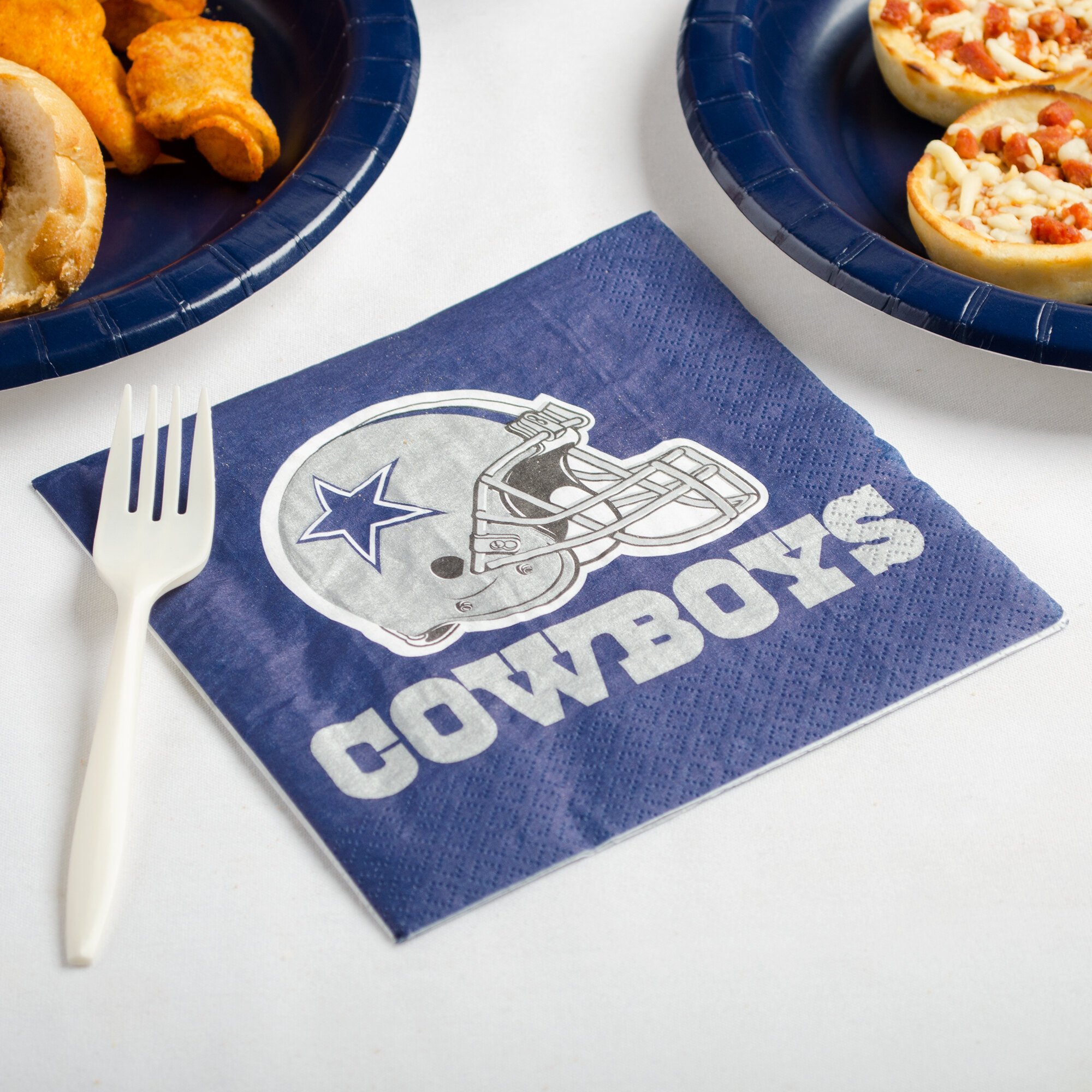 Creative Converting 669509 Dallas Cowboys 2Ply Luncheon Napkin 192/Case