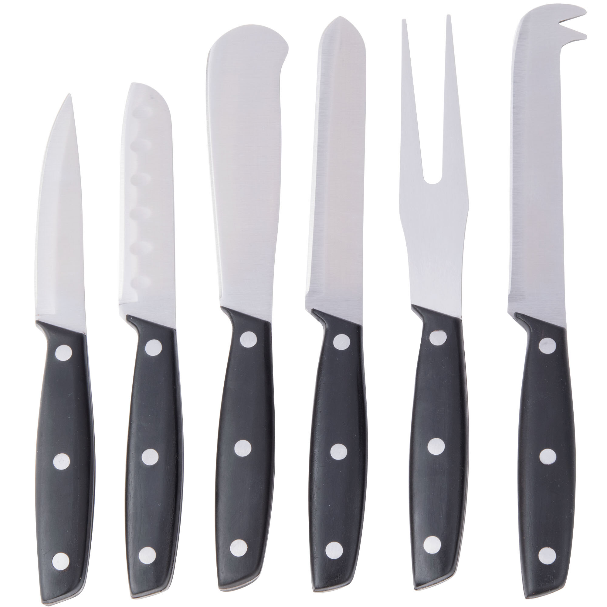 6-Piece Cheese Knife Set with Bakelite Handles