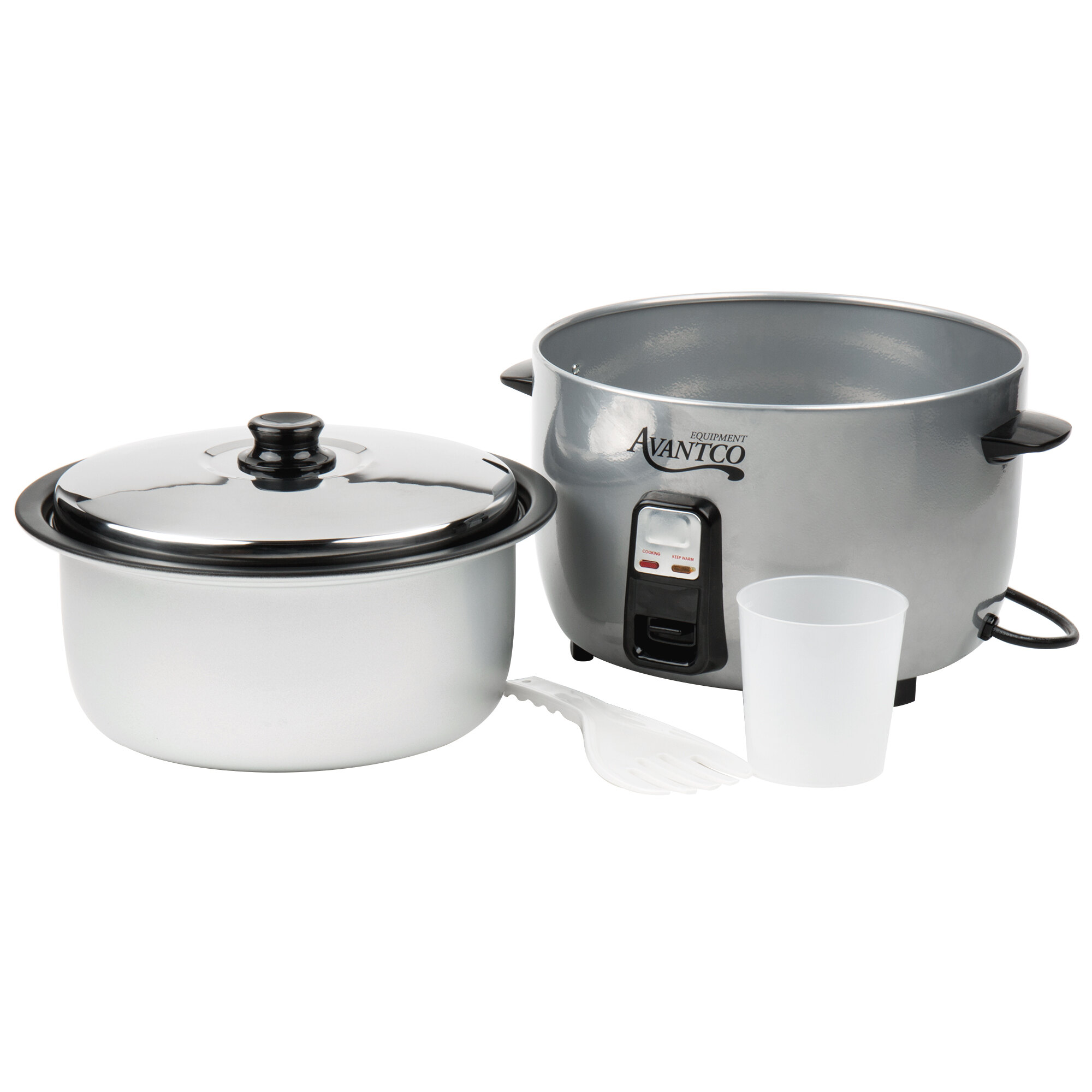 Avantco RC23161 46 Cup (23 Cup Raw) Electric Rice Cooker / Warmer ...