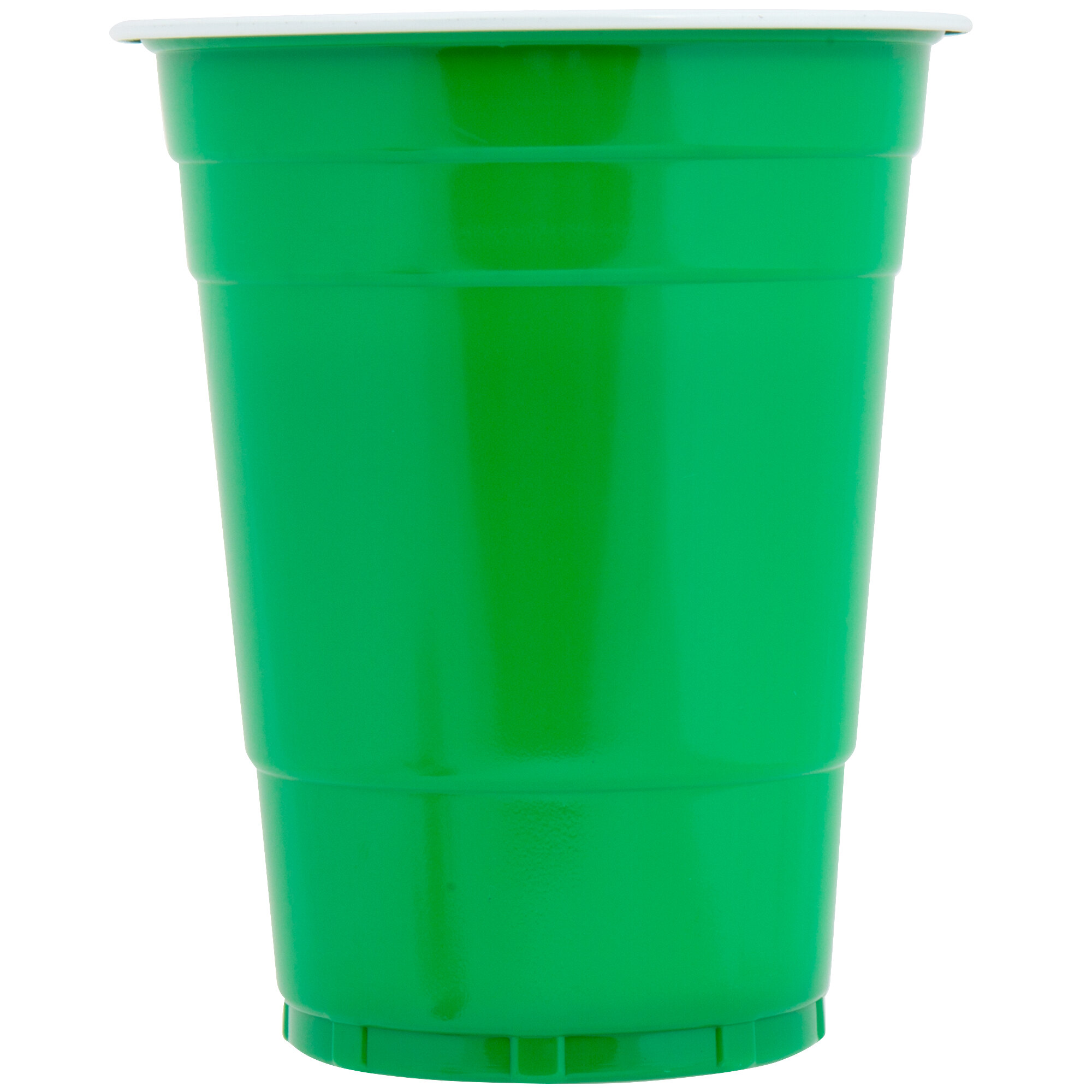 Choice 16 oz. Green Plastic Cup 50/Pack