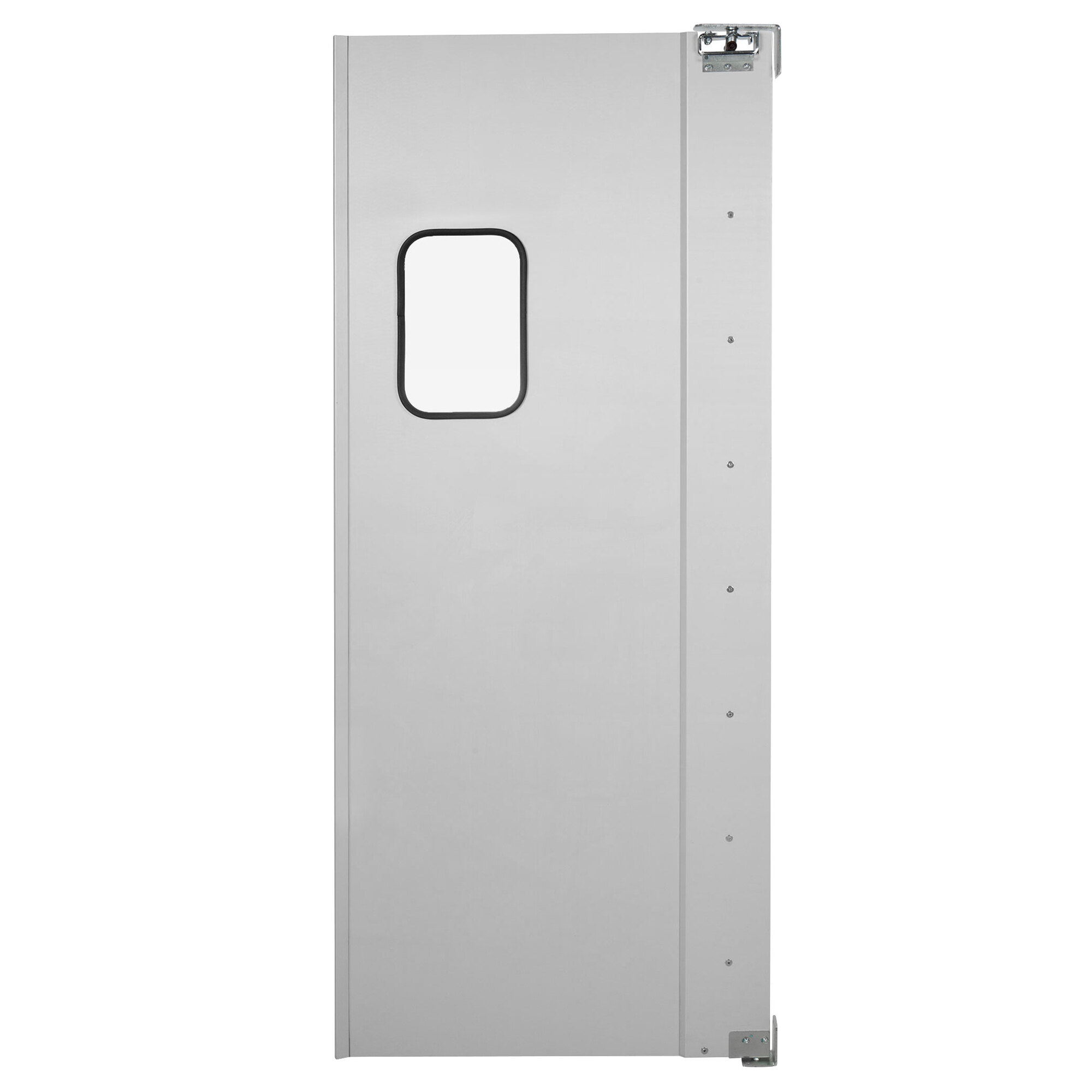 Regency Single Aluminum Swinging Traffic Door with 9" x 14" Window 36