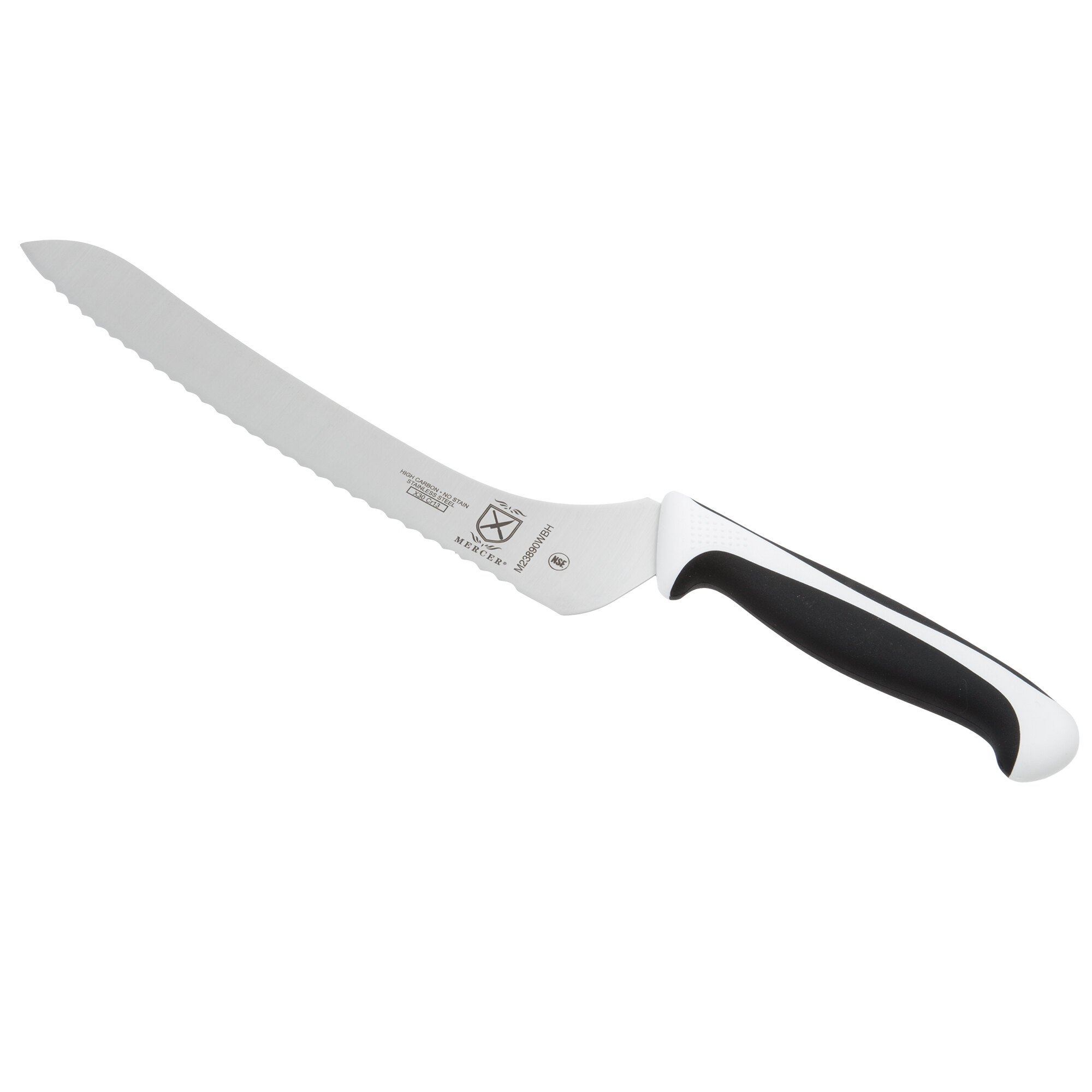 Mercer Culinary M23890WBH Millennia® 9" Offset Serrated Edge Bread