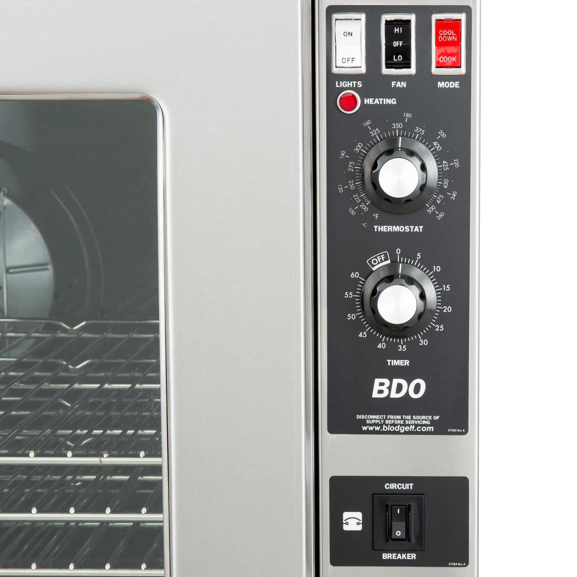 Blodgett BDO100E Single Deck Full Size Electric Convection Oven 220