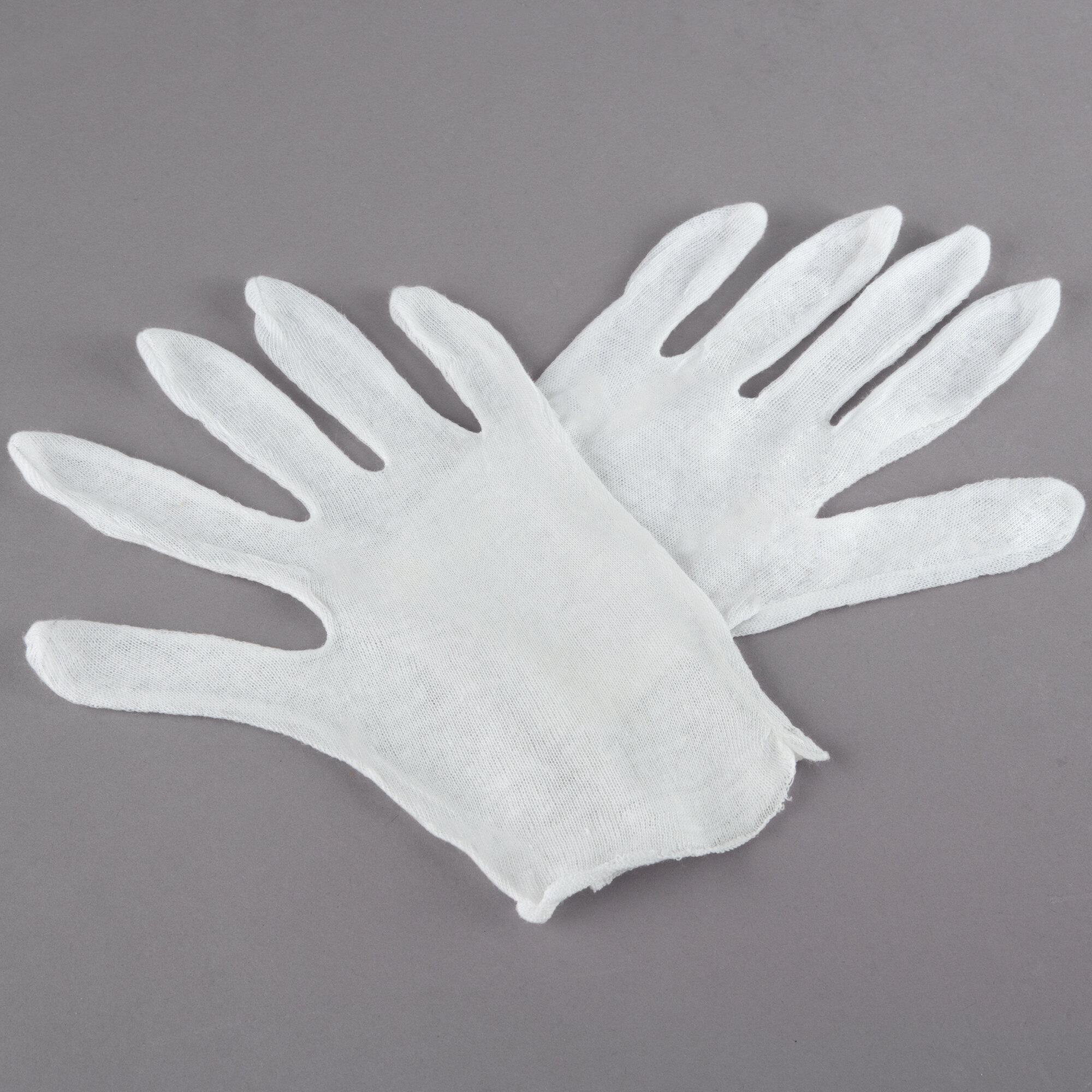 Women's Lightweight Cotton Reversible Lisle Gloves - Large - Pair - 12/Pack