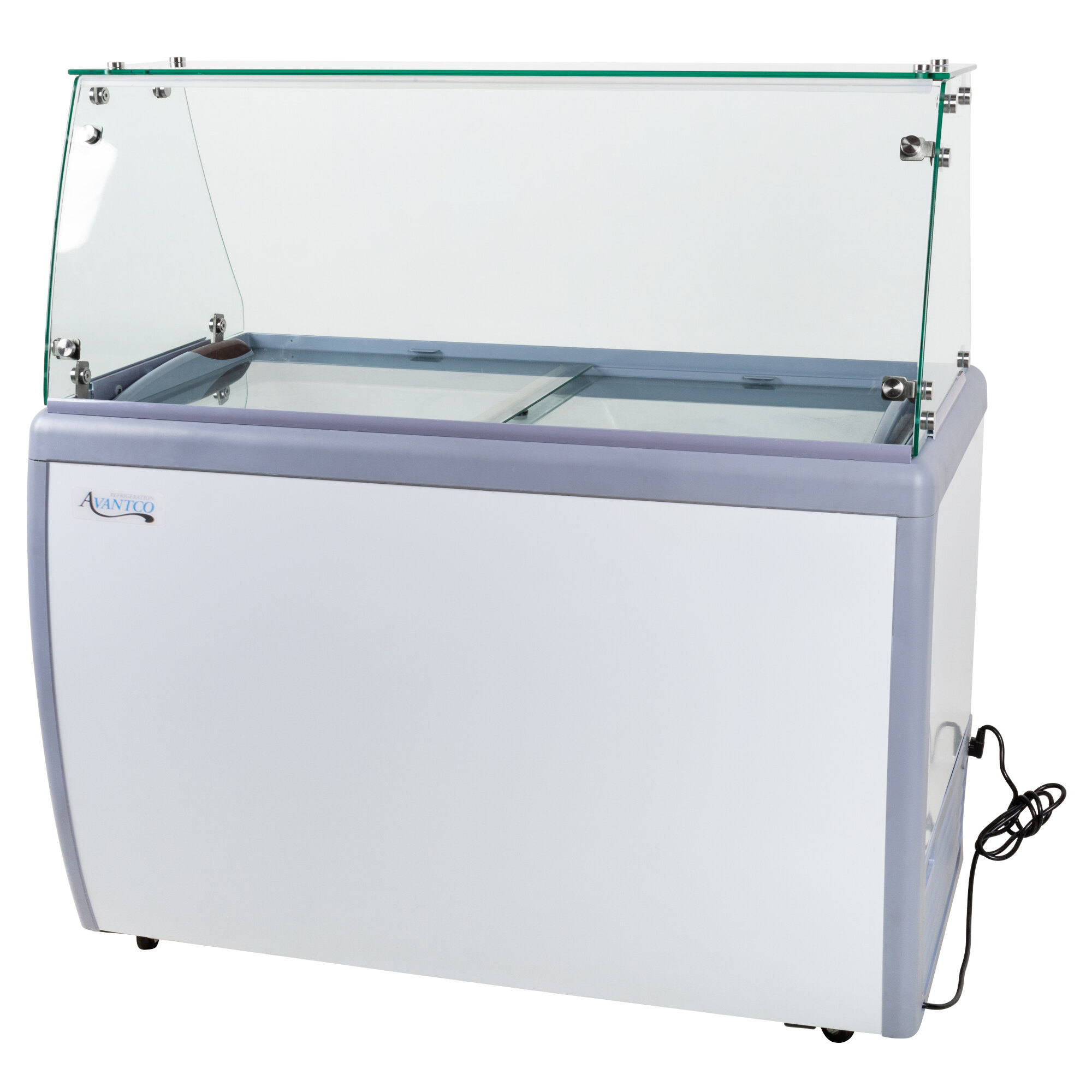 Avantco ADC8FHC Flat Glass Ice Cream Dipping 49"