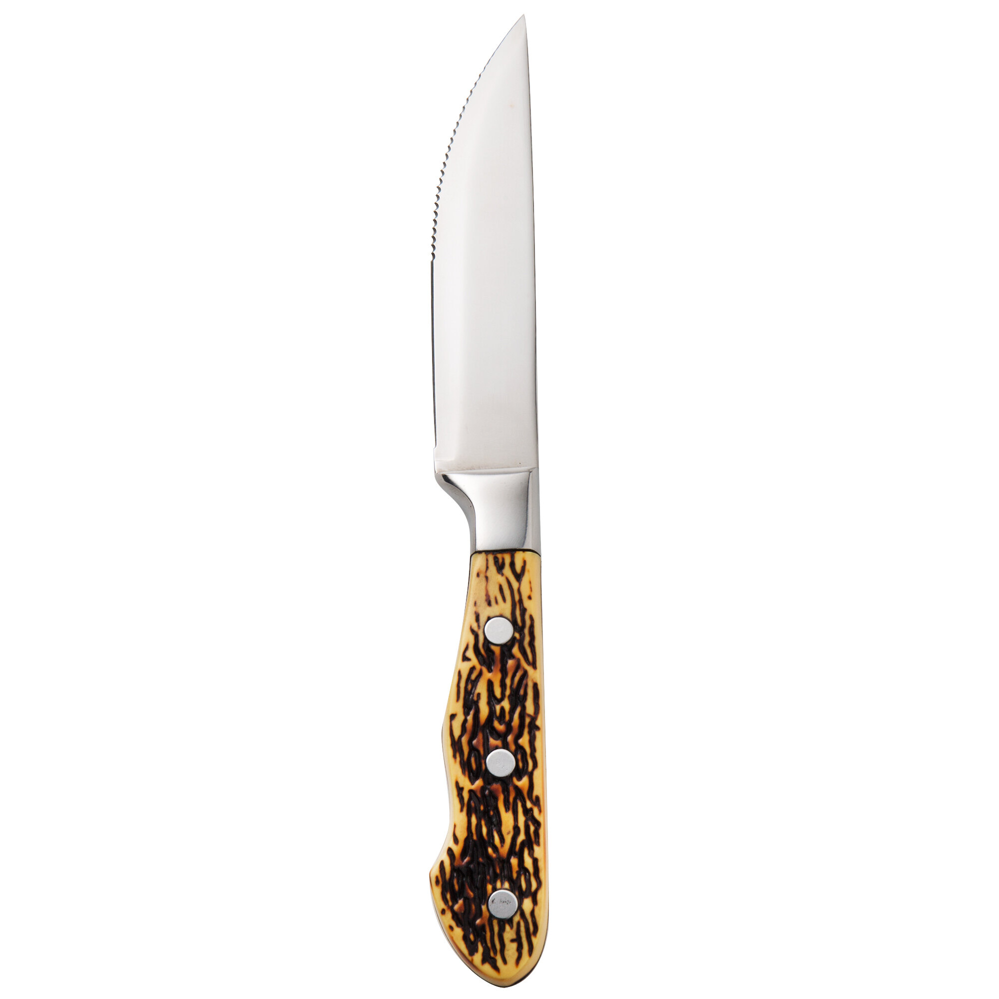 Walco 930529 Buck Stag 4 15/16" Customizable Stainless Steel Steak