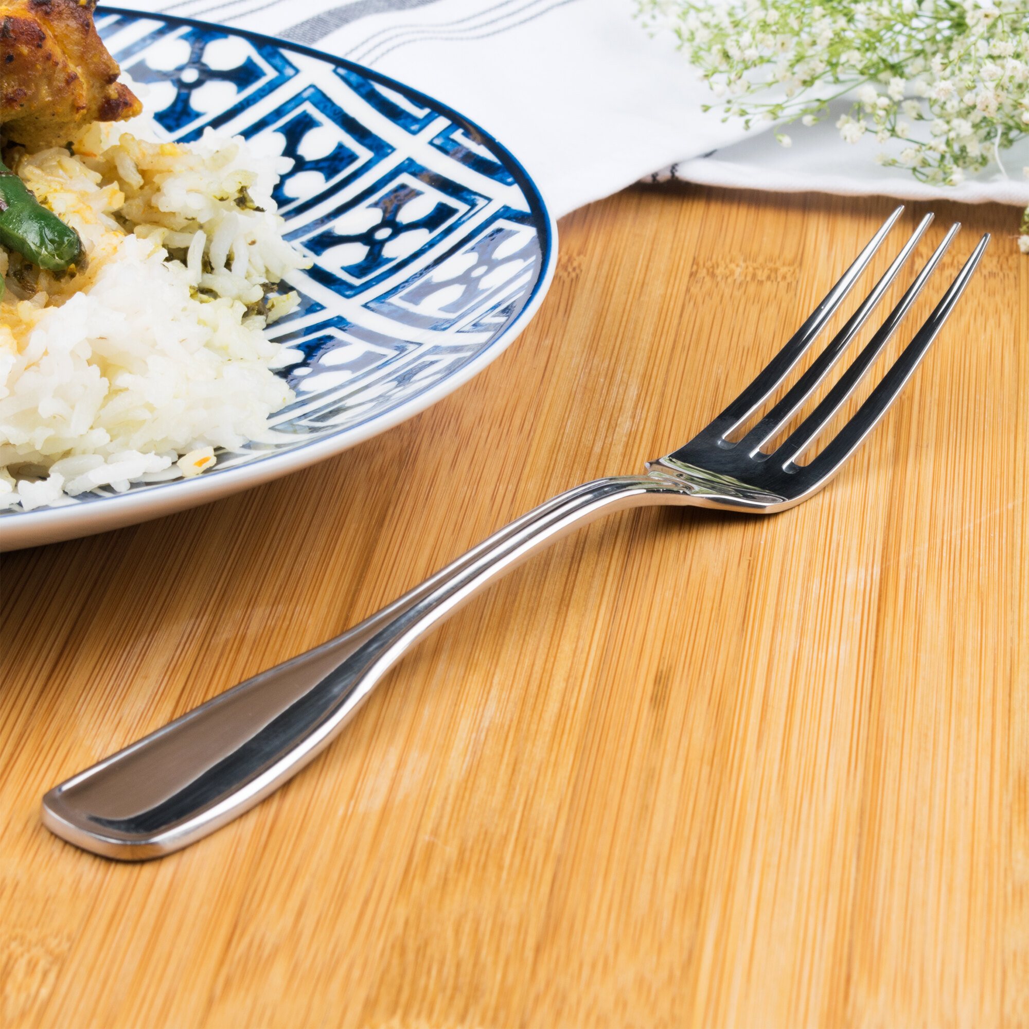 Acopa Scottdale 8" 18/8 Stainless Steel Extra Heavy Weight European