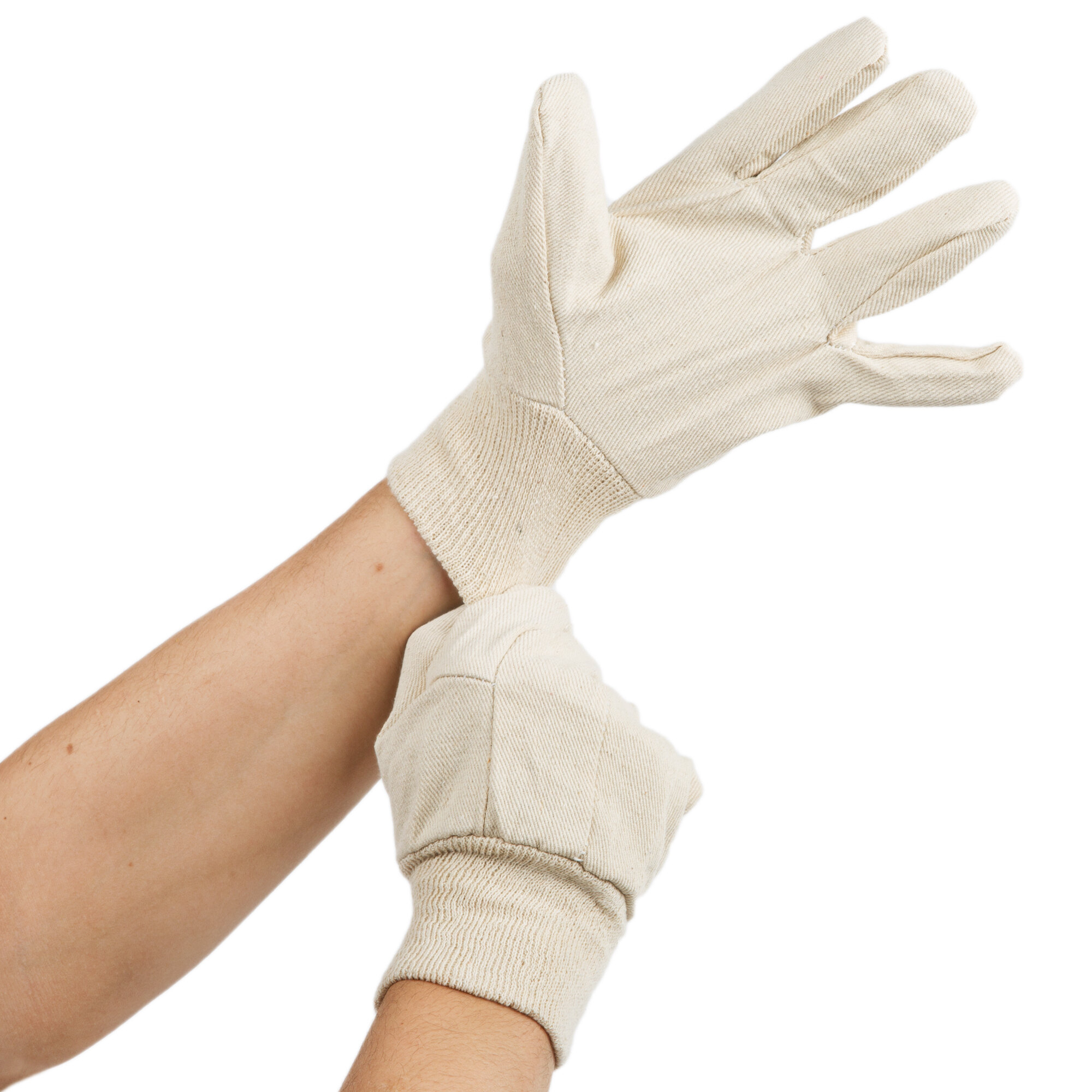 Medium Weight Cotton Canvas Work Gloves Large Pair 12/Pack