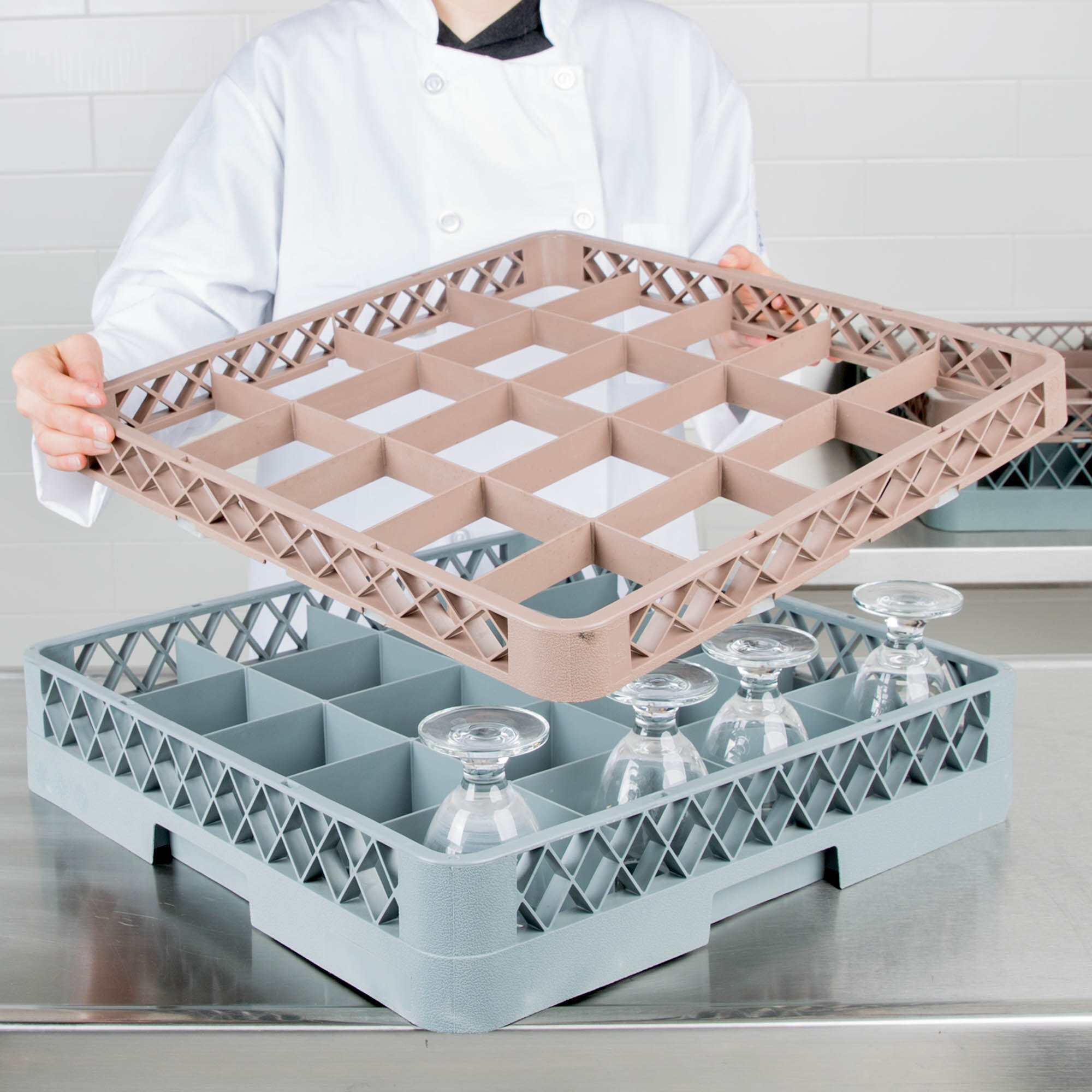 Noble Products Brown FullSize Glass Rack Extender