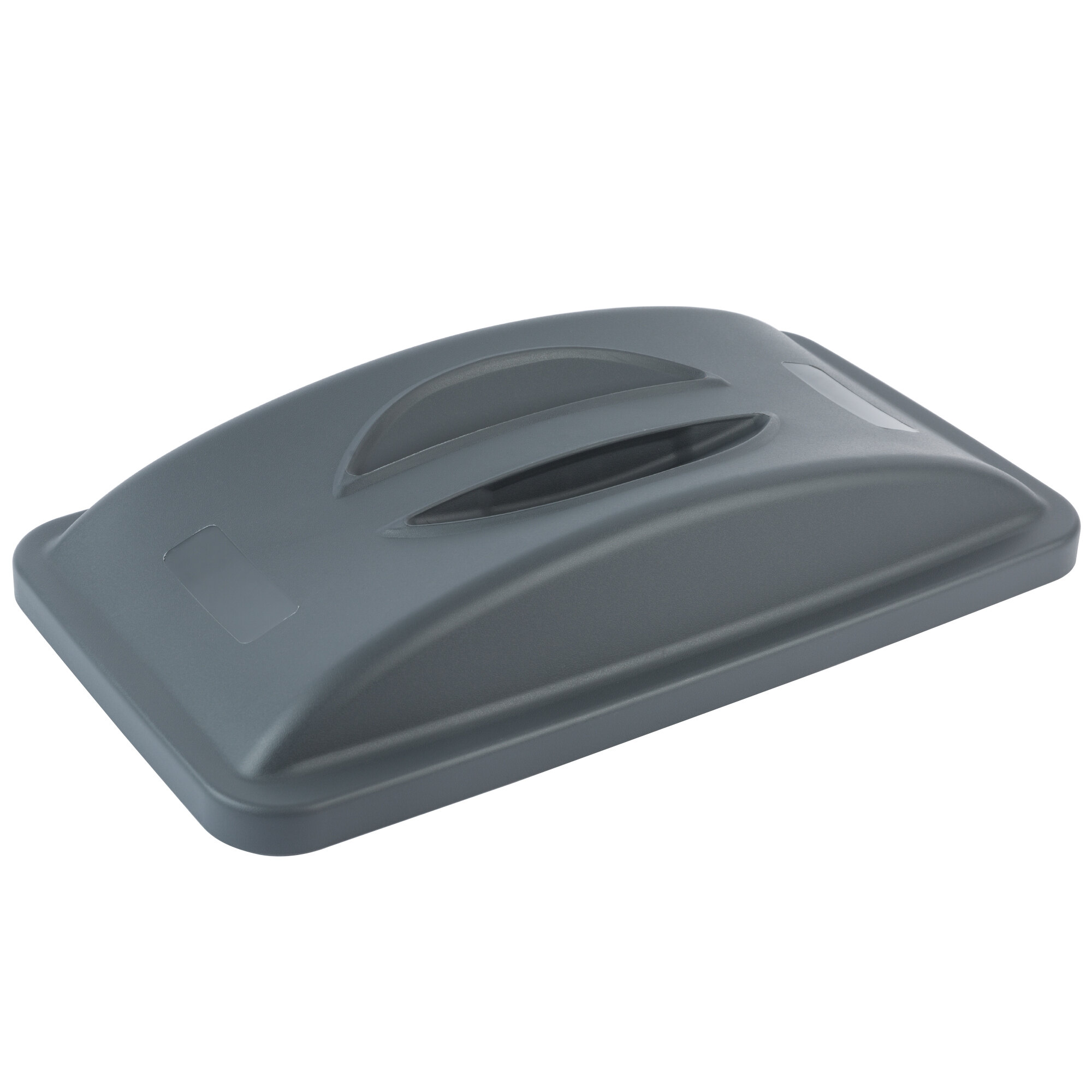 trash can with flat lid