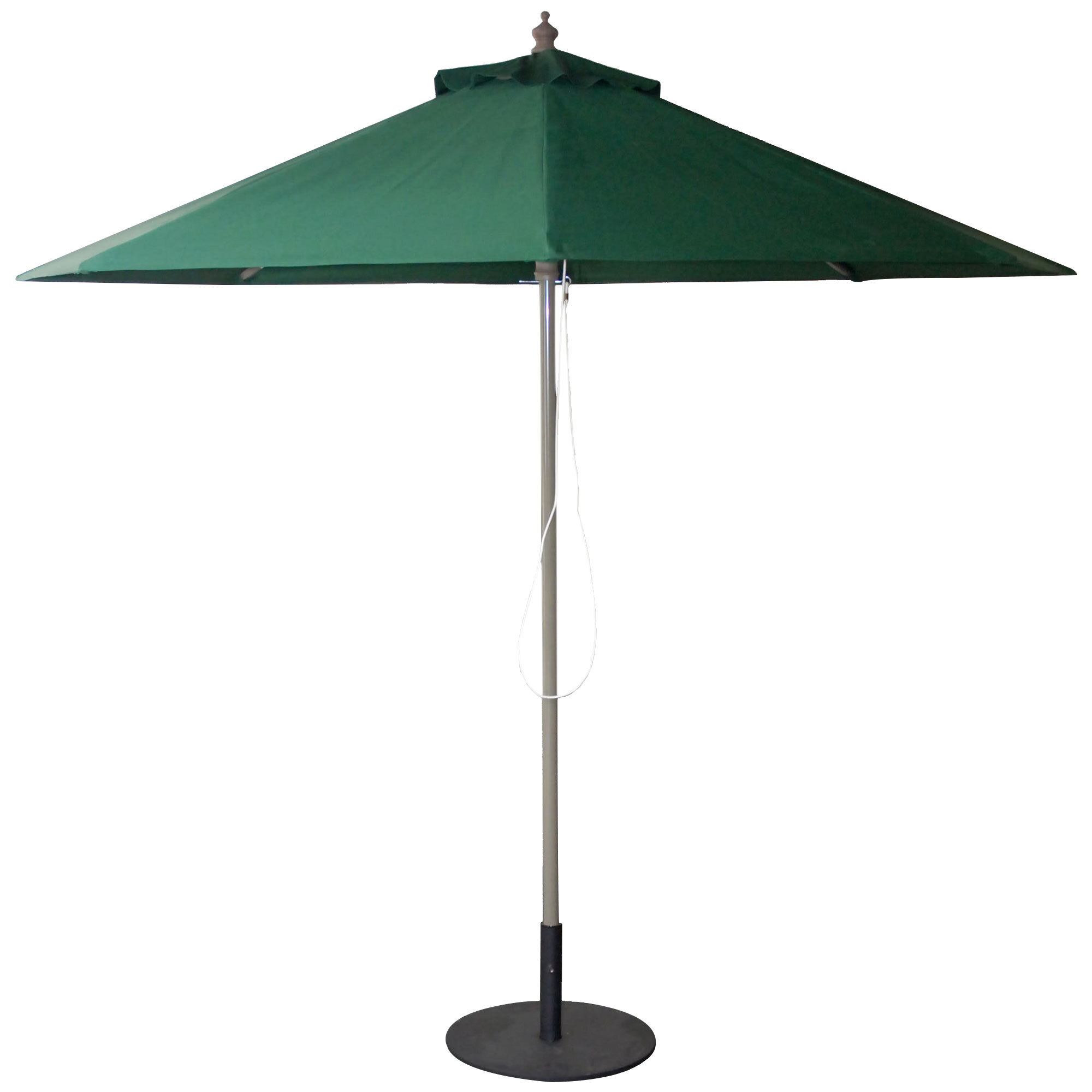 American Tables & Seating UMBGRN 9' Fabric Umbrella with 1 3/4