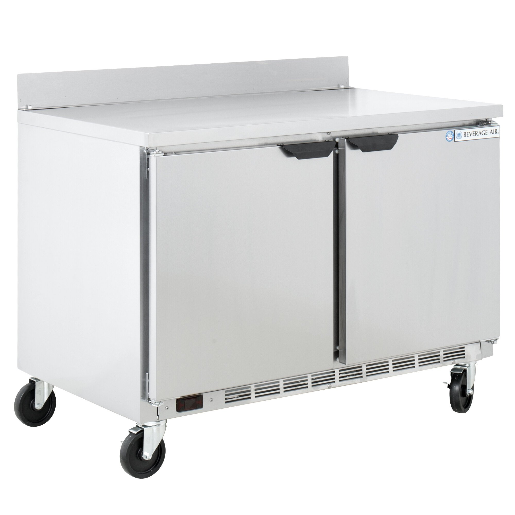 BeverageAir WTR48AHC 48" Two Door Worktop Refrigerator