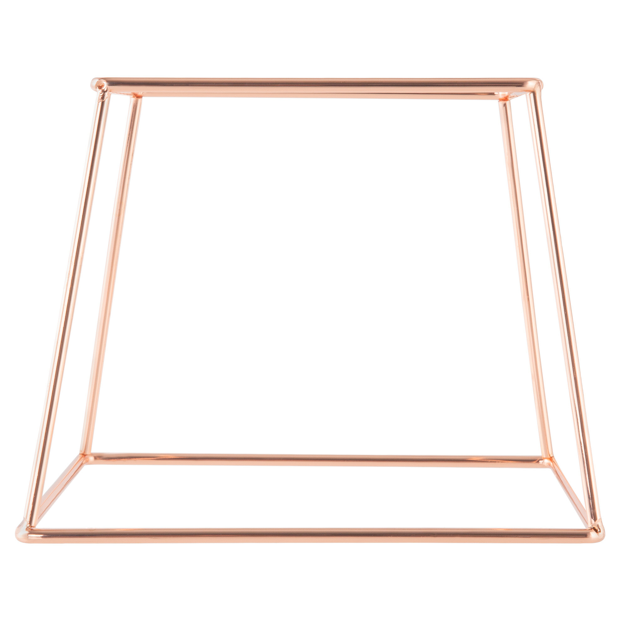 Choice 7" Square Rose Gold Metal Display Stand
