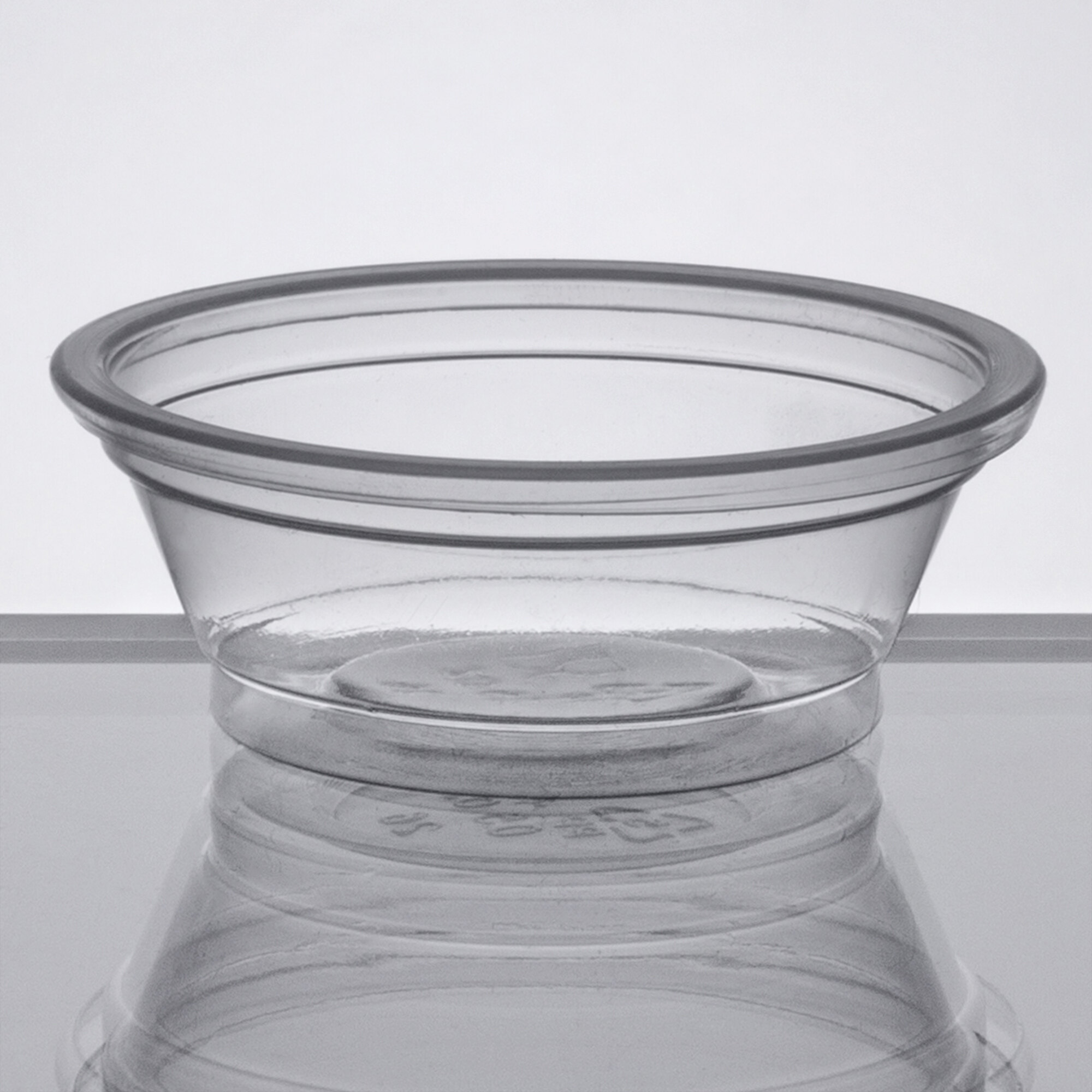 Choice 0.5 oz. Clear Plastic Souffle Cup / Portion Cup 100/Pack
