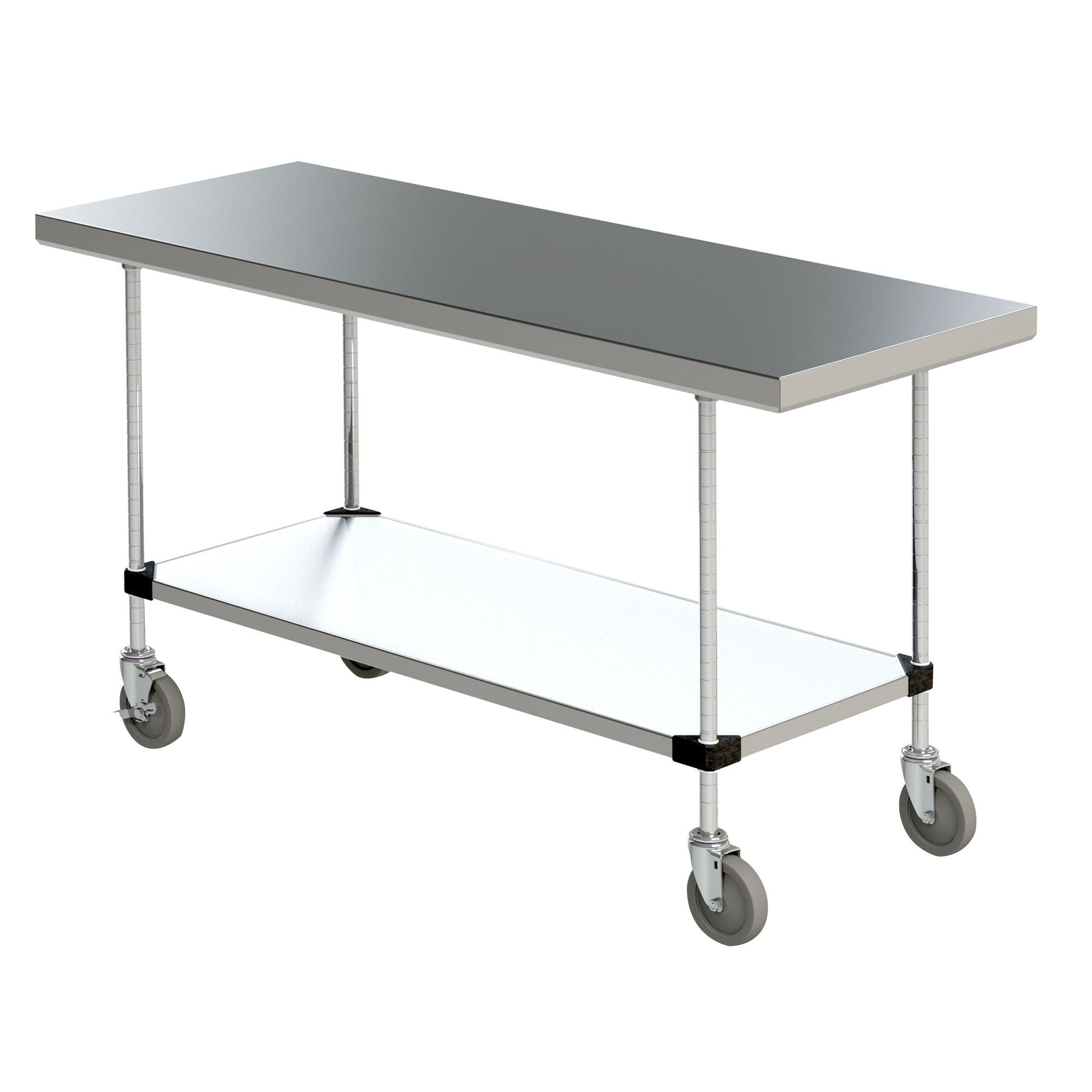 Metro MWTS2448FS Space Saver 24" x 48" 14Gauge Stainless Steel Heavy