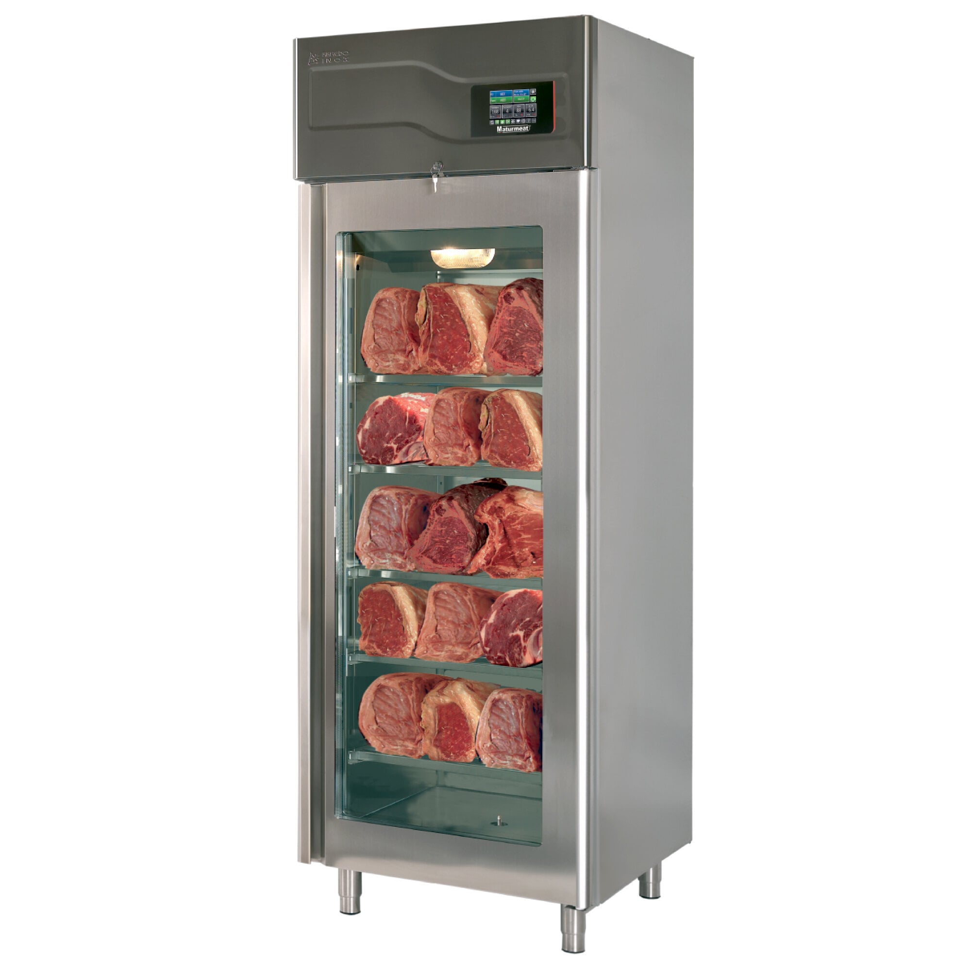 Maturmeat 29" Glass Door Stainless Steel Meat Aging 220 lb