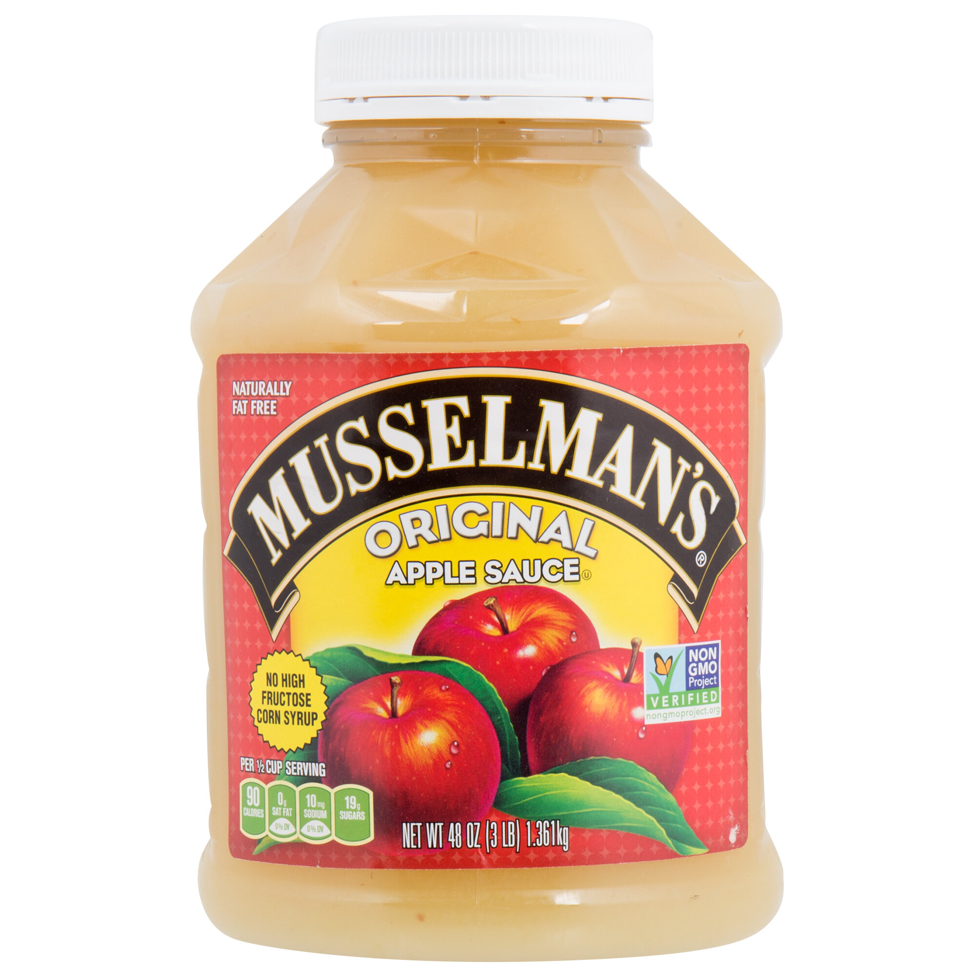 Musselmans 48 Oz Original Sweetened Applesauce 8case