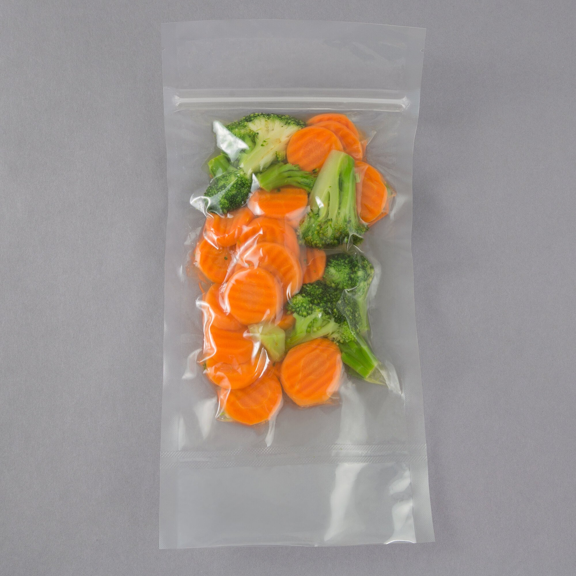 VacPakIt 6" x 12" Chamber Vacuum Packaging Bags with Zipper 3 Mil 1000/Case