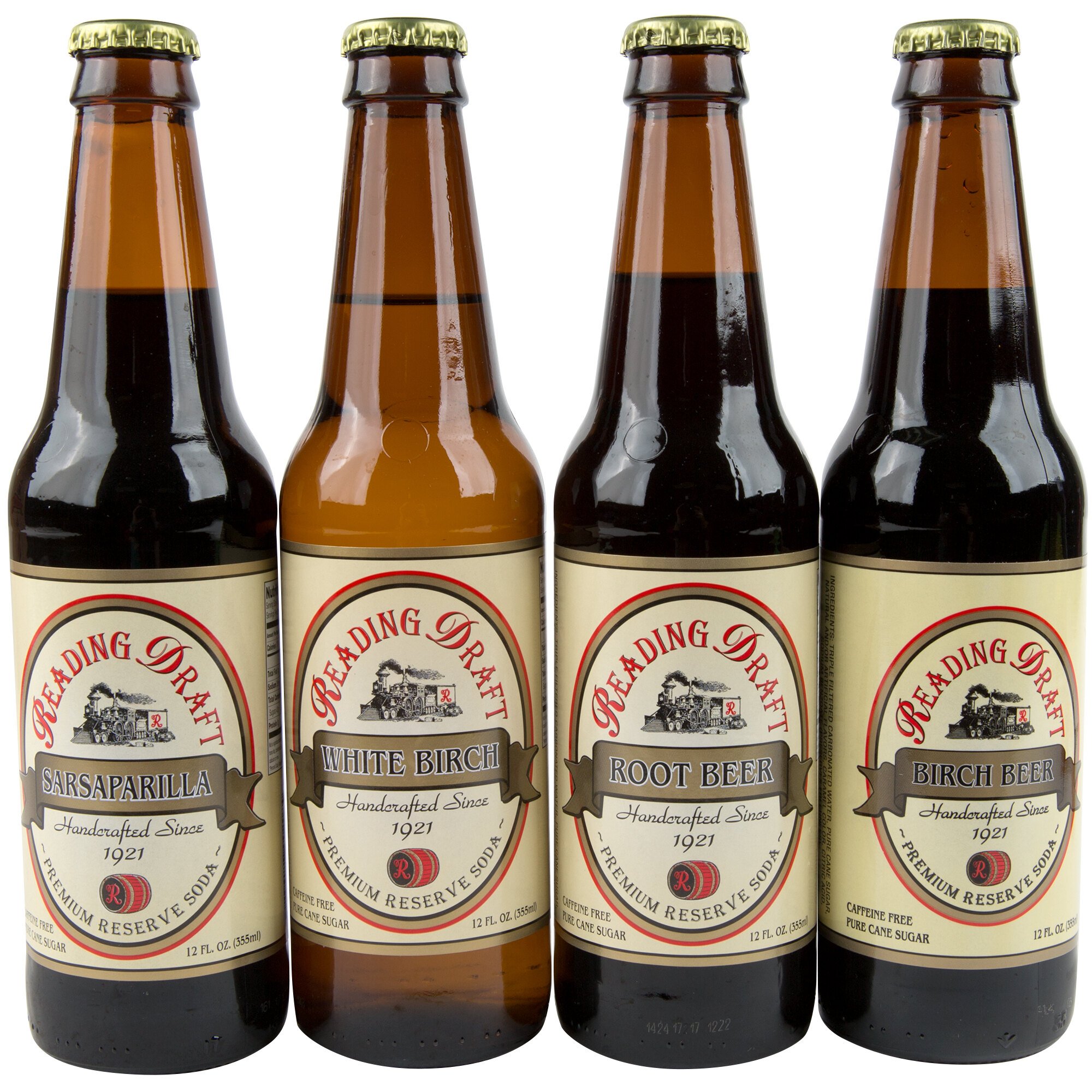 Reading Soda Works 12 fl. oz. Dutch Sampler - 12/Case