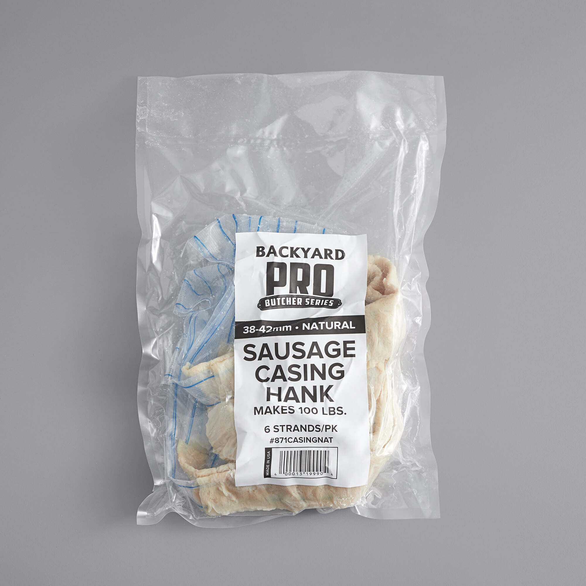 Hank of Hog Casings for Sausage Makes 100 Ib. Hank of Hog Casings for Sausage Makes 100 Ib.
