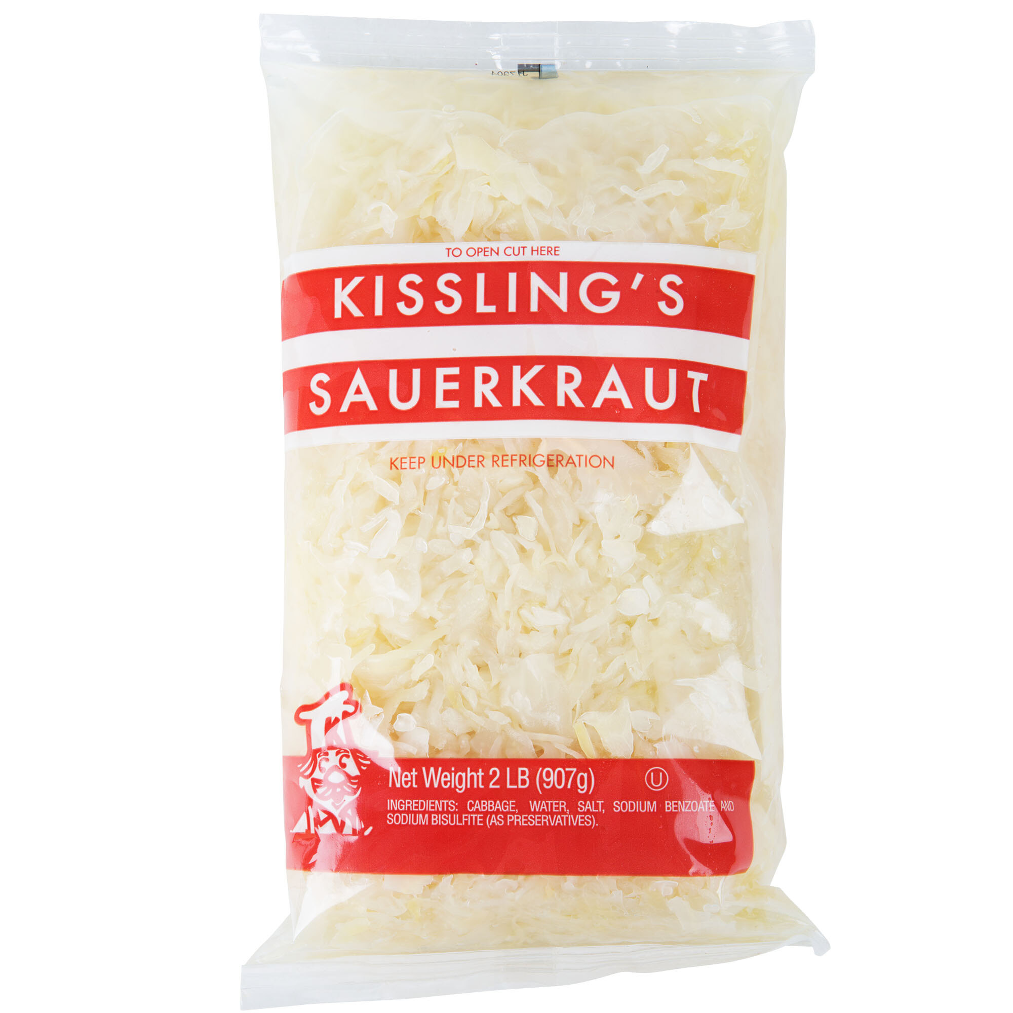 Kissling's 2 lb. Sauerkraut 12/Case