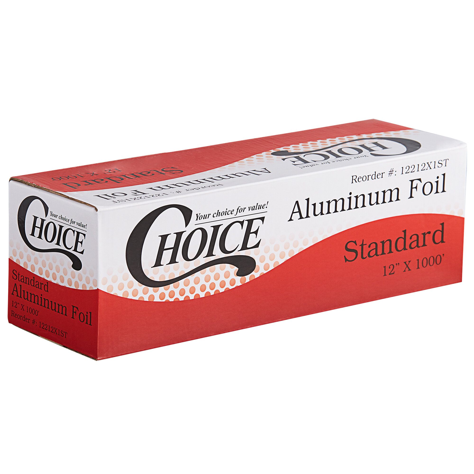 Choice 12" x 1000' Food Service Standard Aluminum Foil Roll